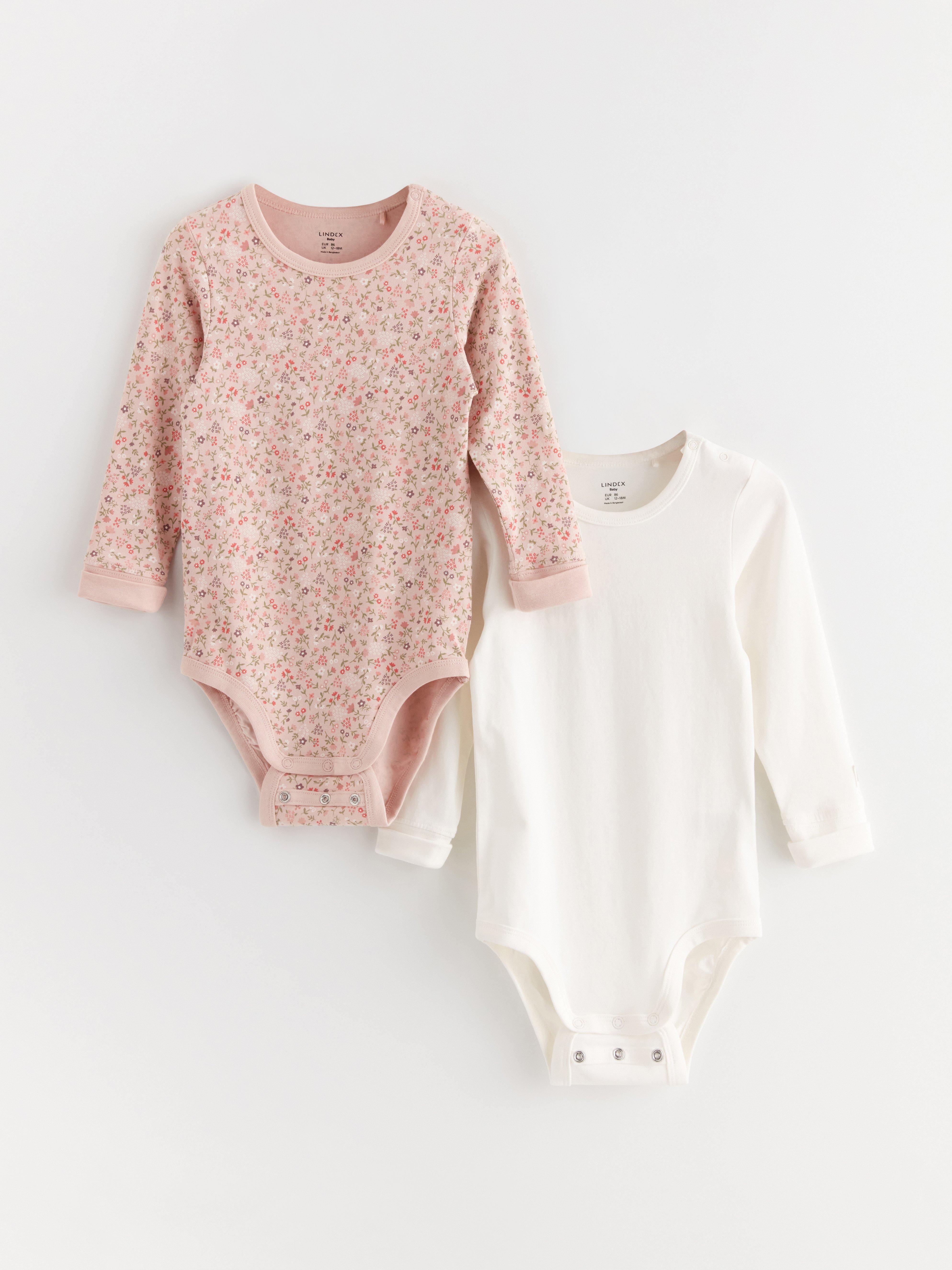 2-pack Body med långa ärmar