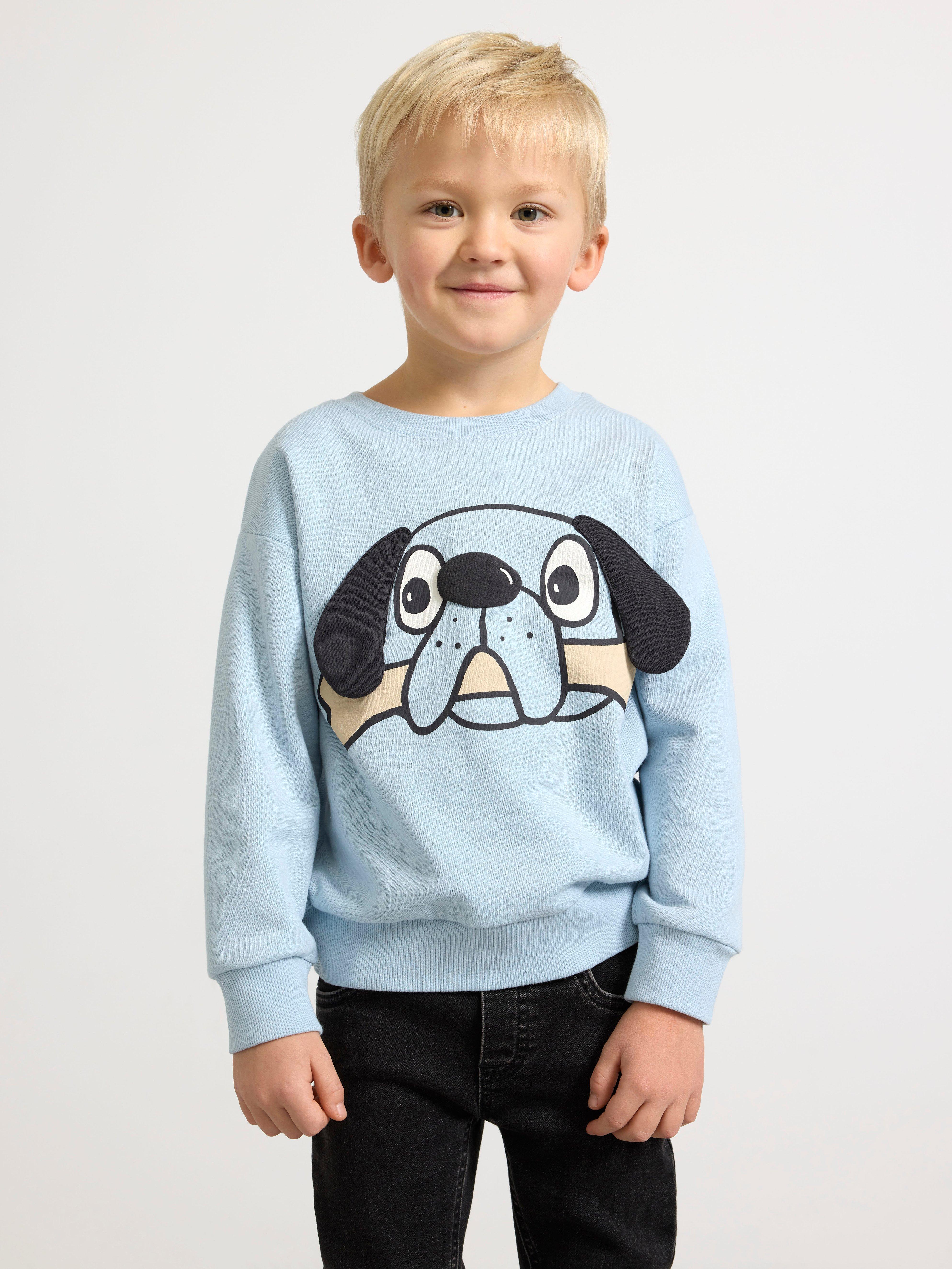 Sweatshirt med hund