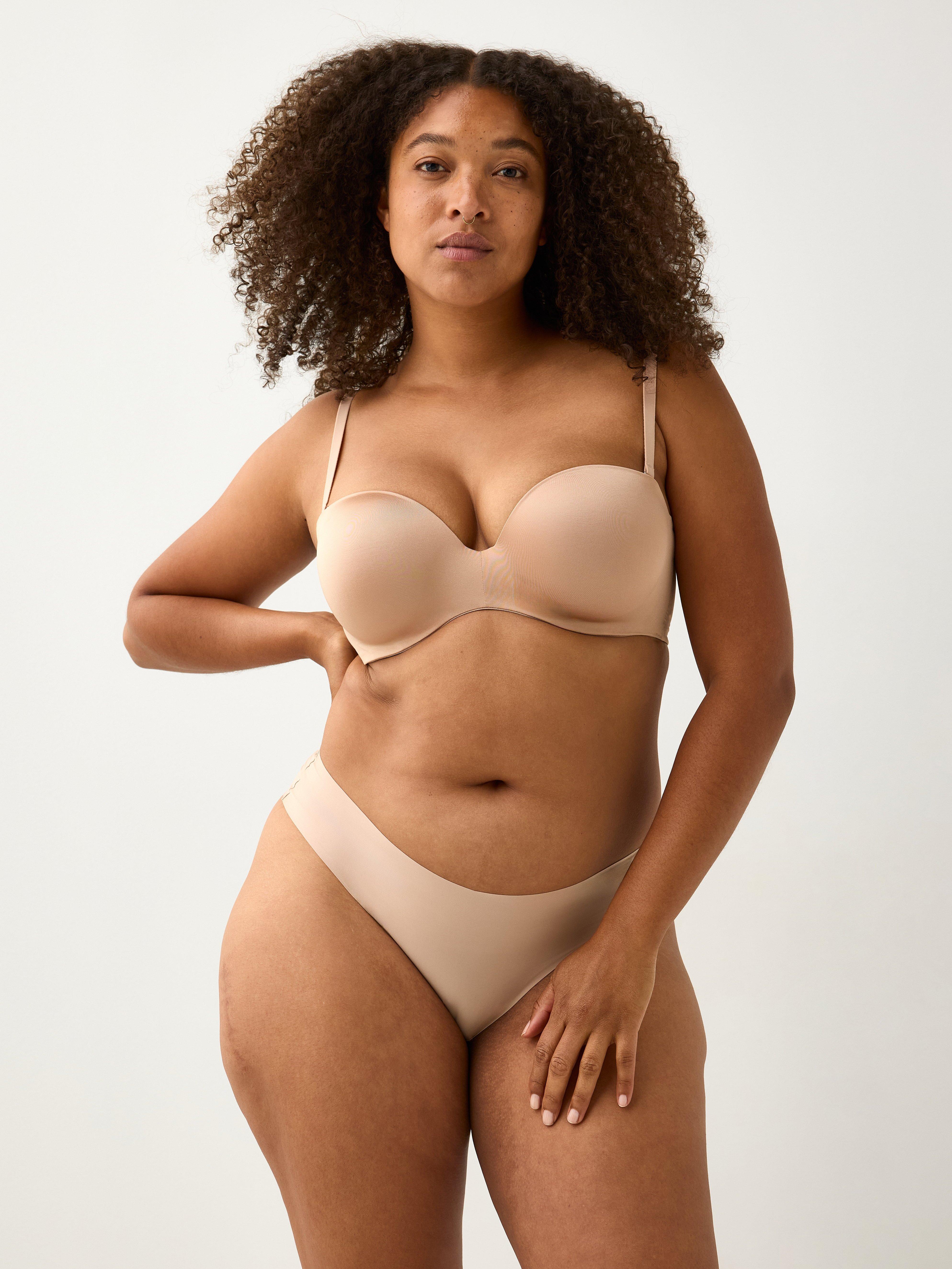 Stroppeløs BH - Undertøy - Beige