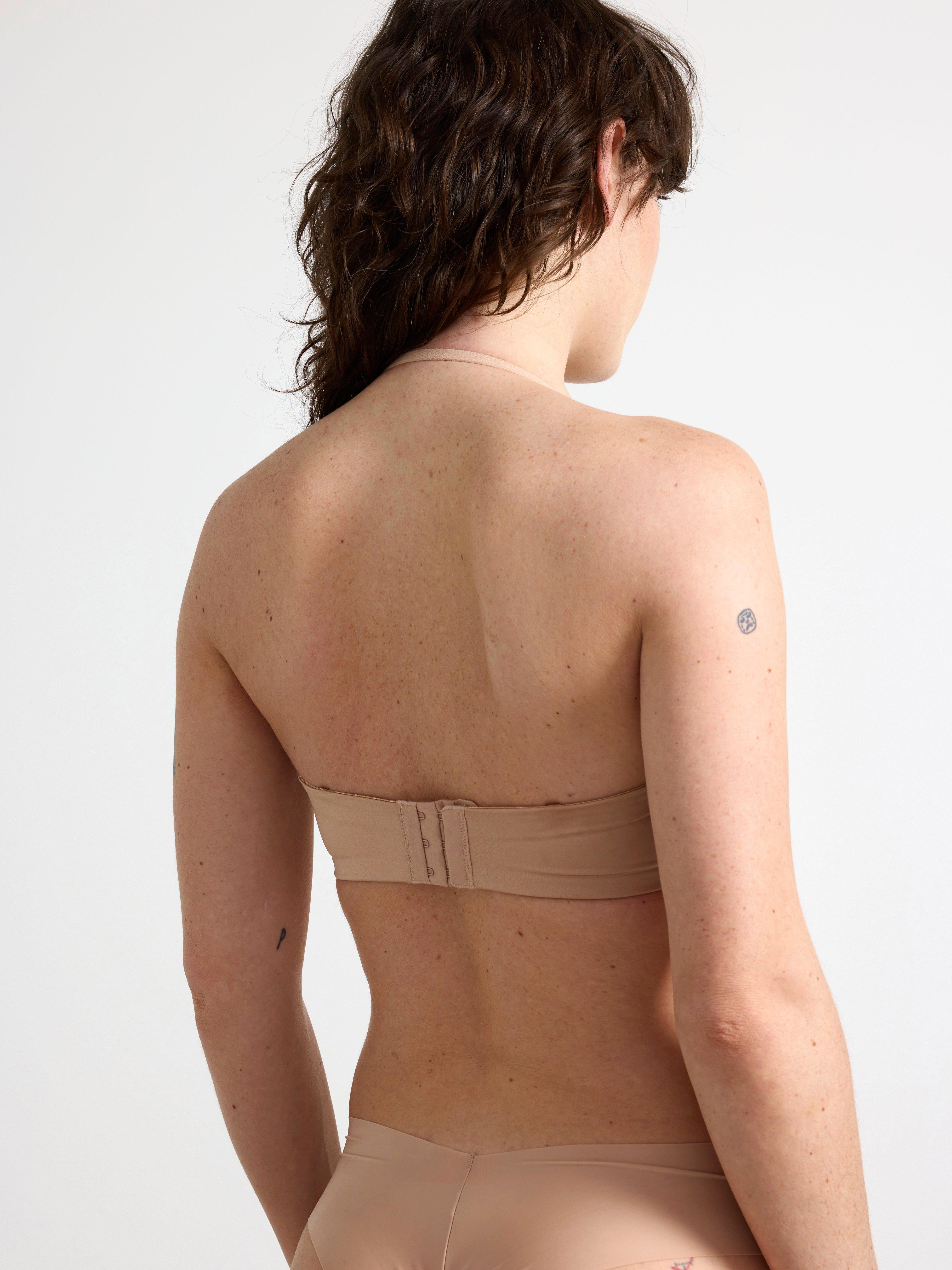 Stroppeløs BH - Undertøy - Beige