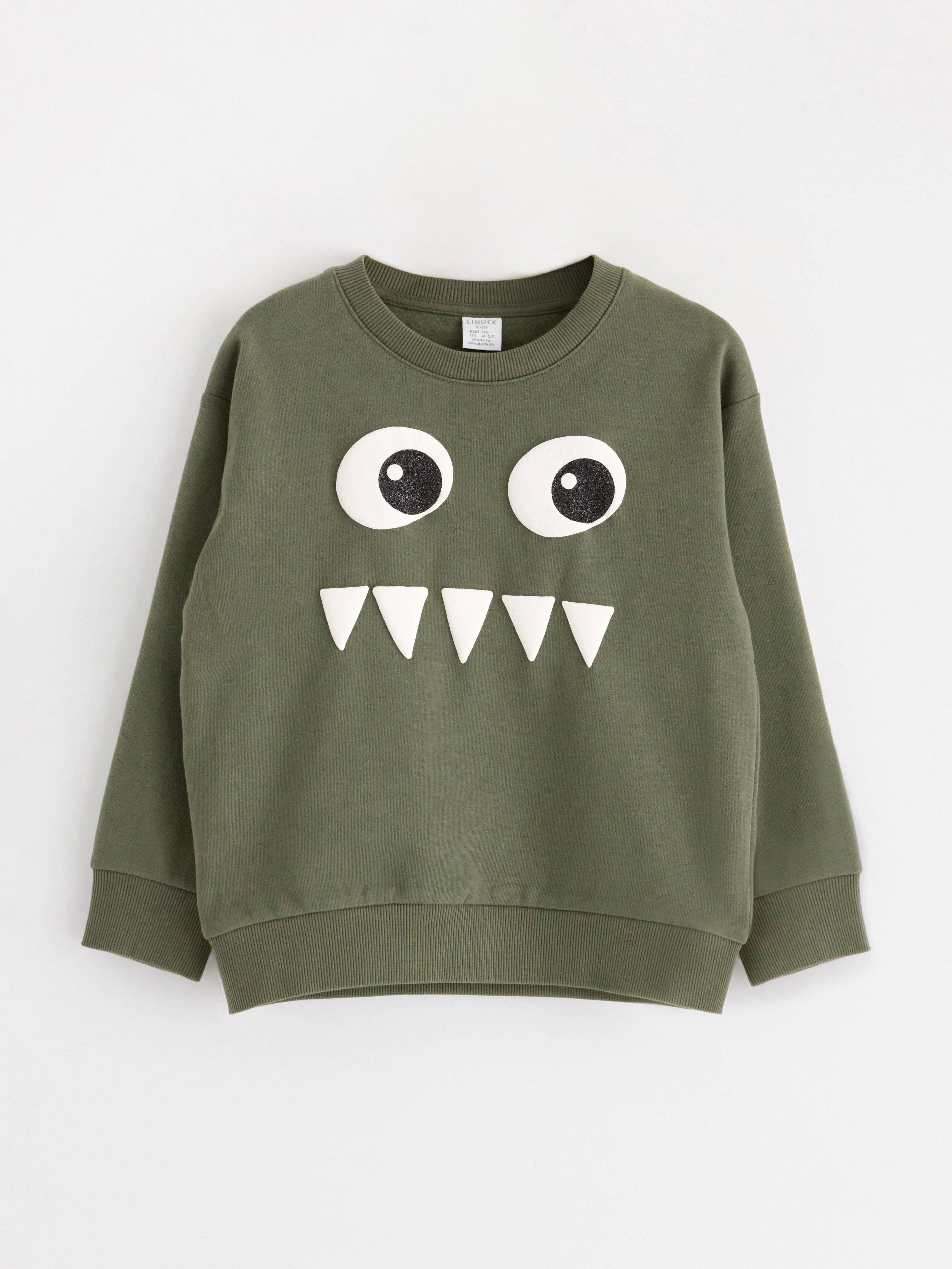 Sweatshirt - Barn - Khaki