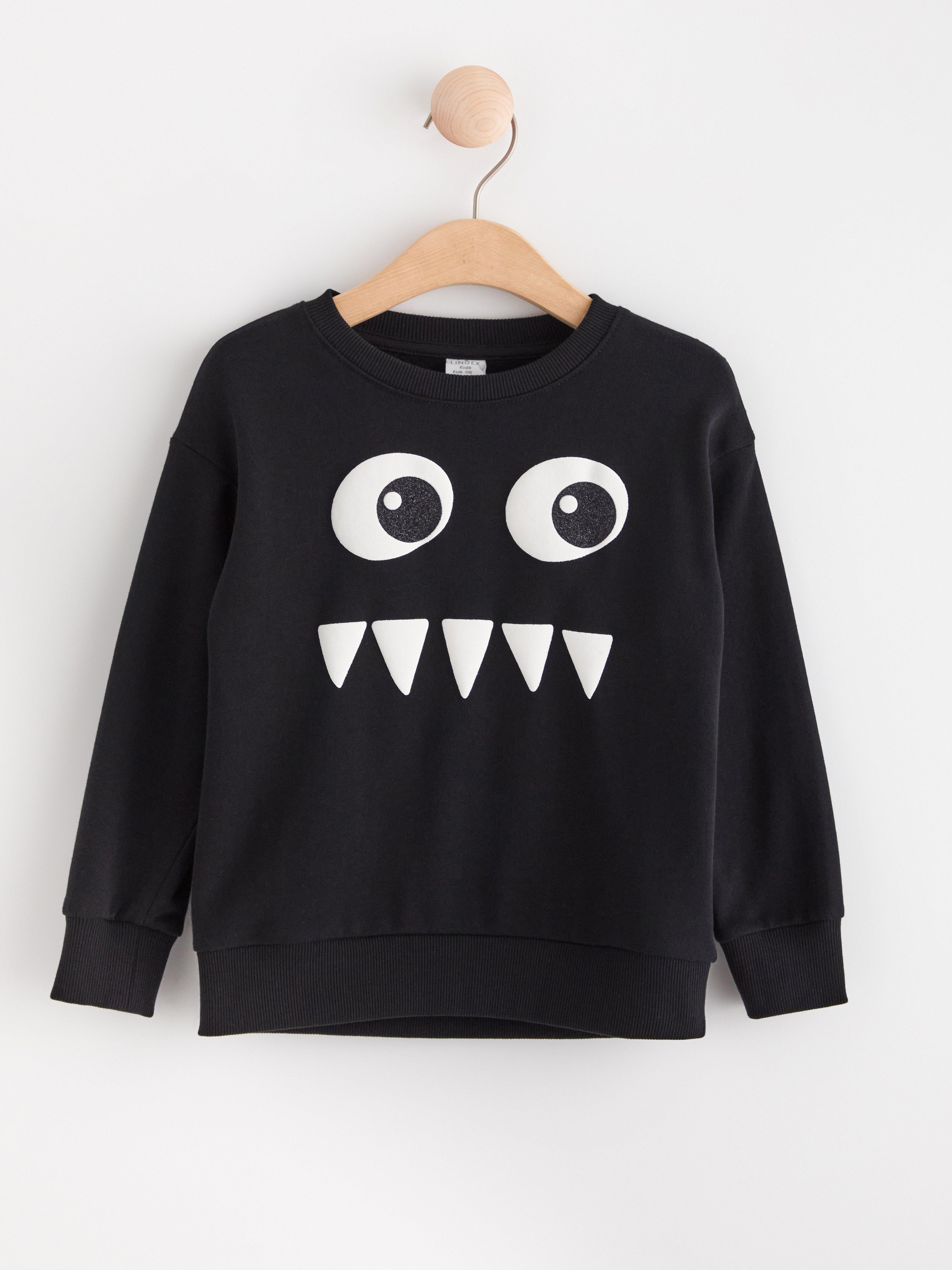 Sweatshirt - Barn - Svart