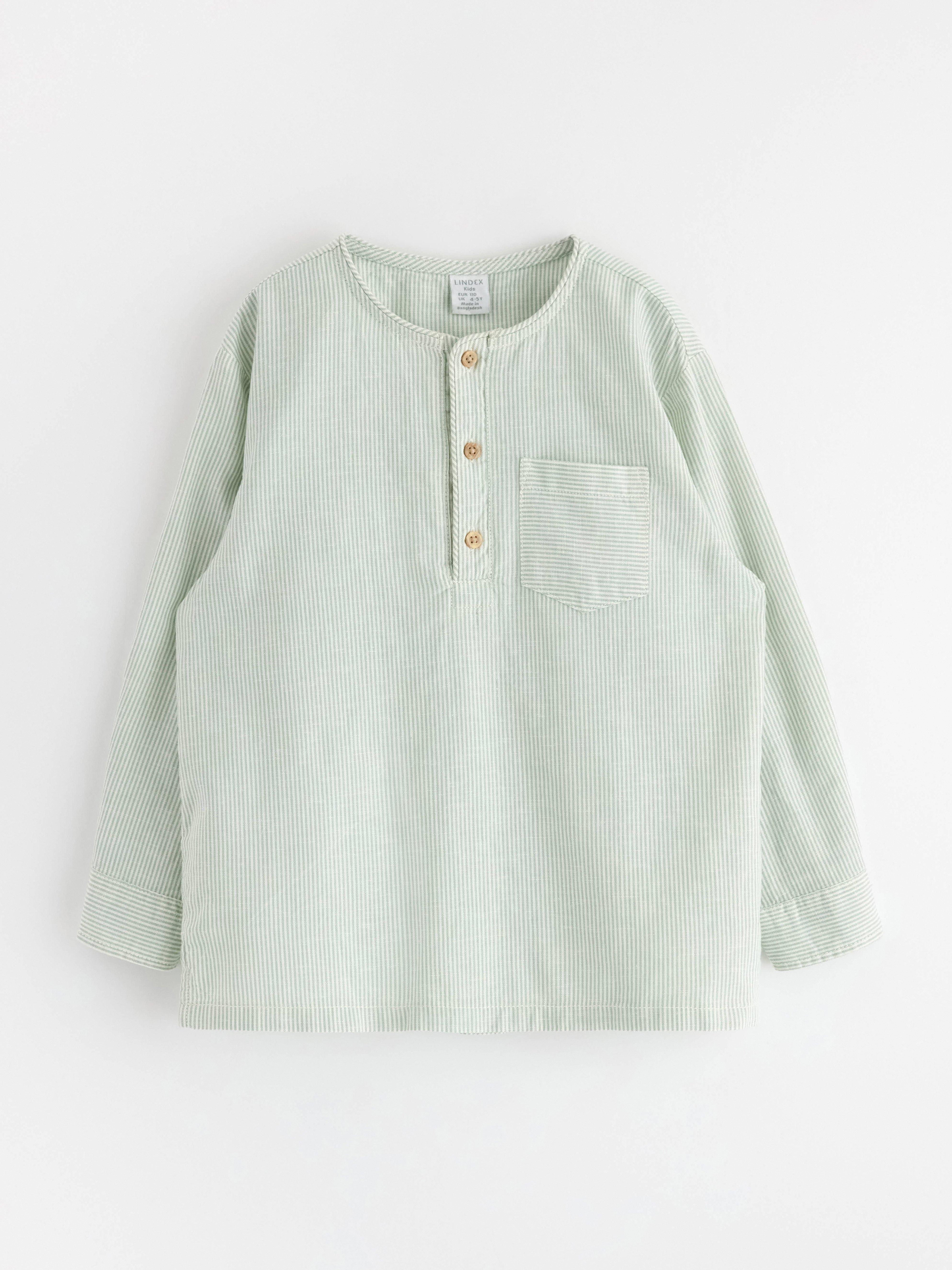 Košile - Děti - Zelená