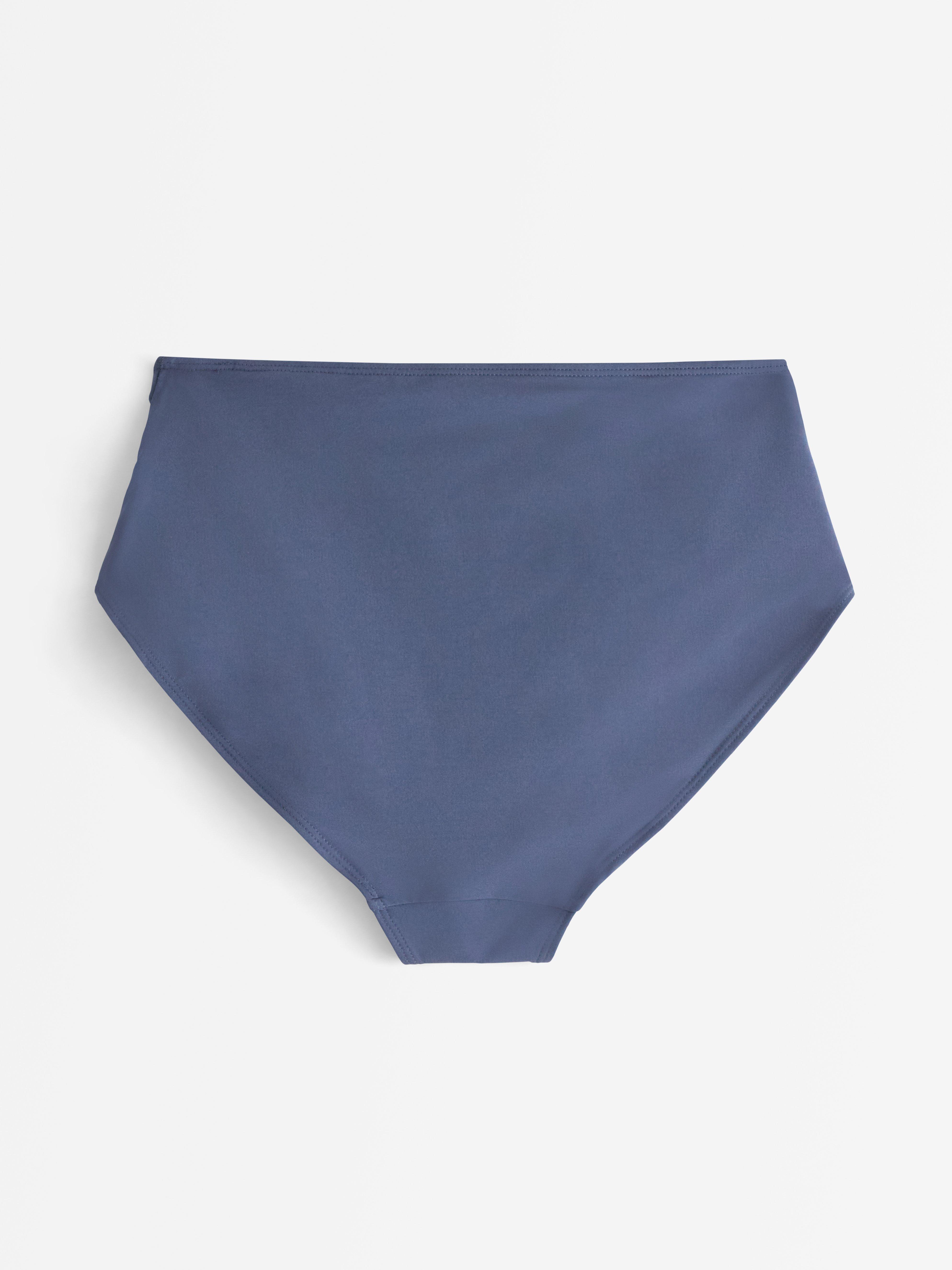 Bikini s vysokým pásom - Spodná bielizeň - Modrá