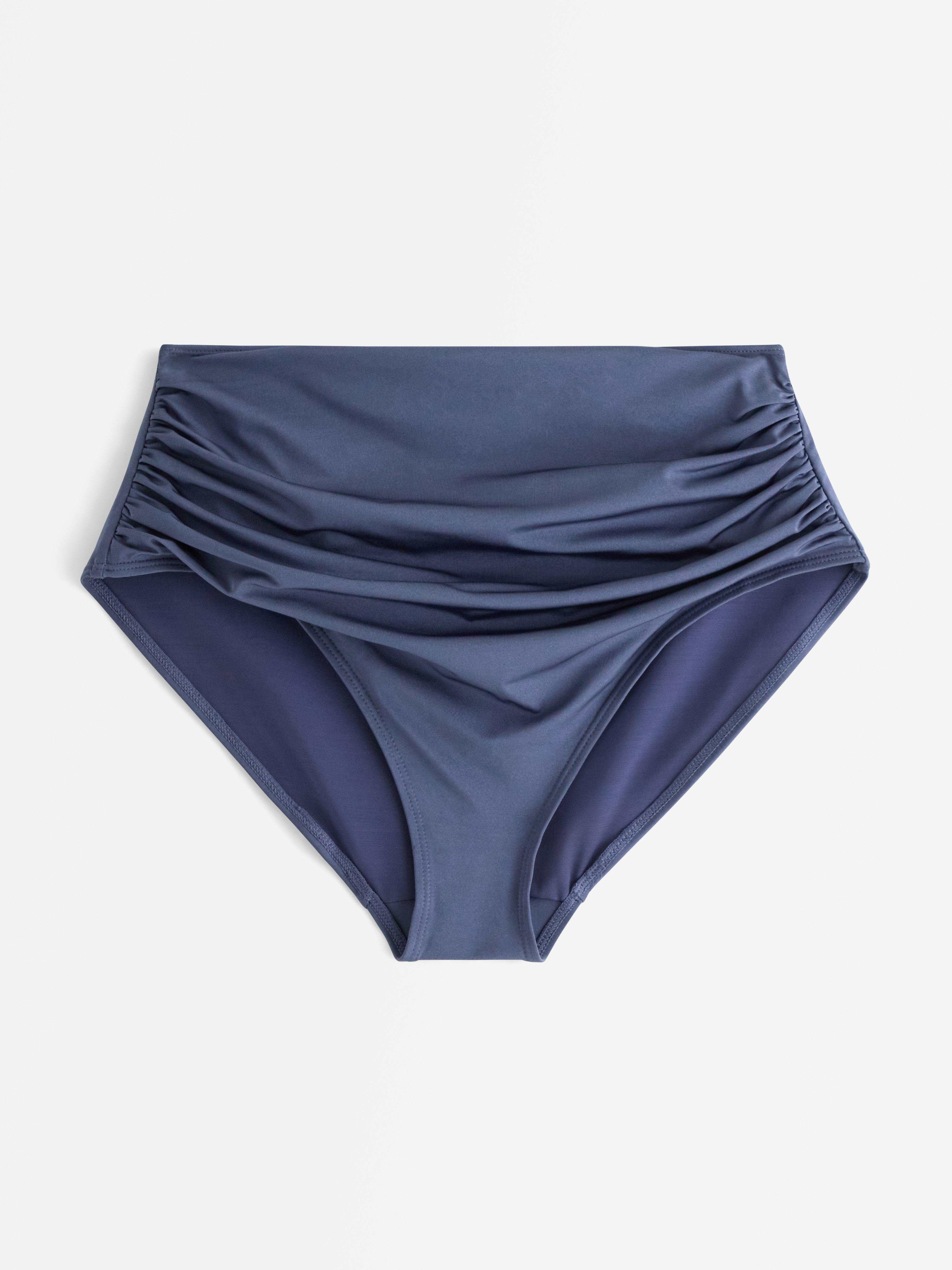 Bikini s vysokým pasem - Spodní prádlo - Modrá