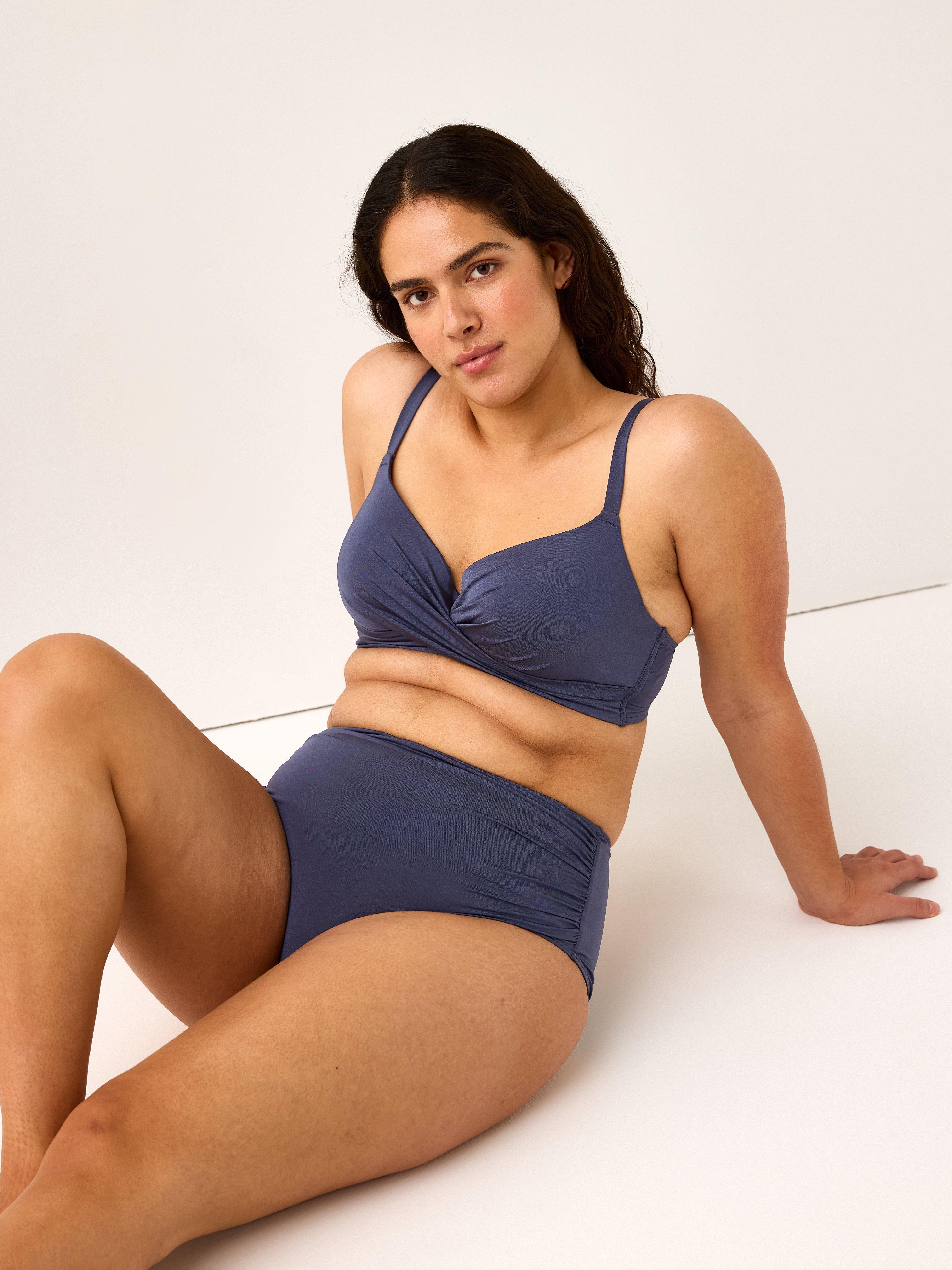 Bikinitrosa Hög - Underkläder - Blå