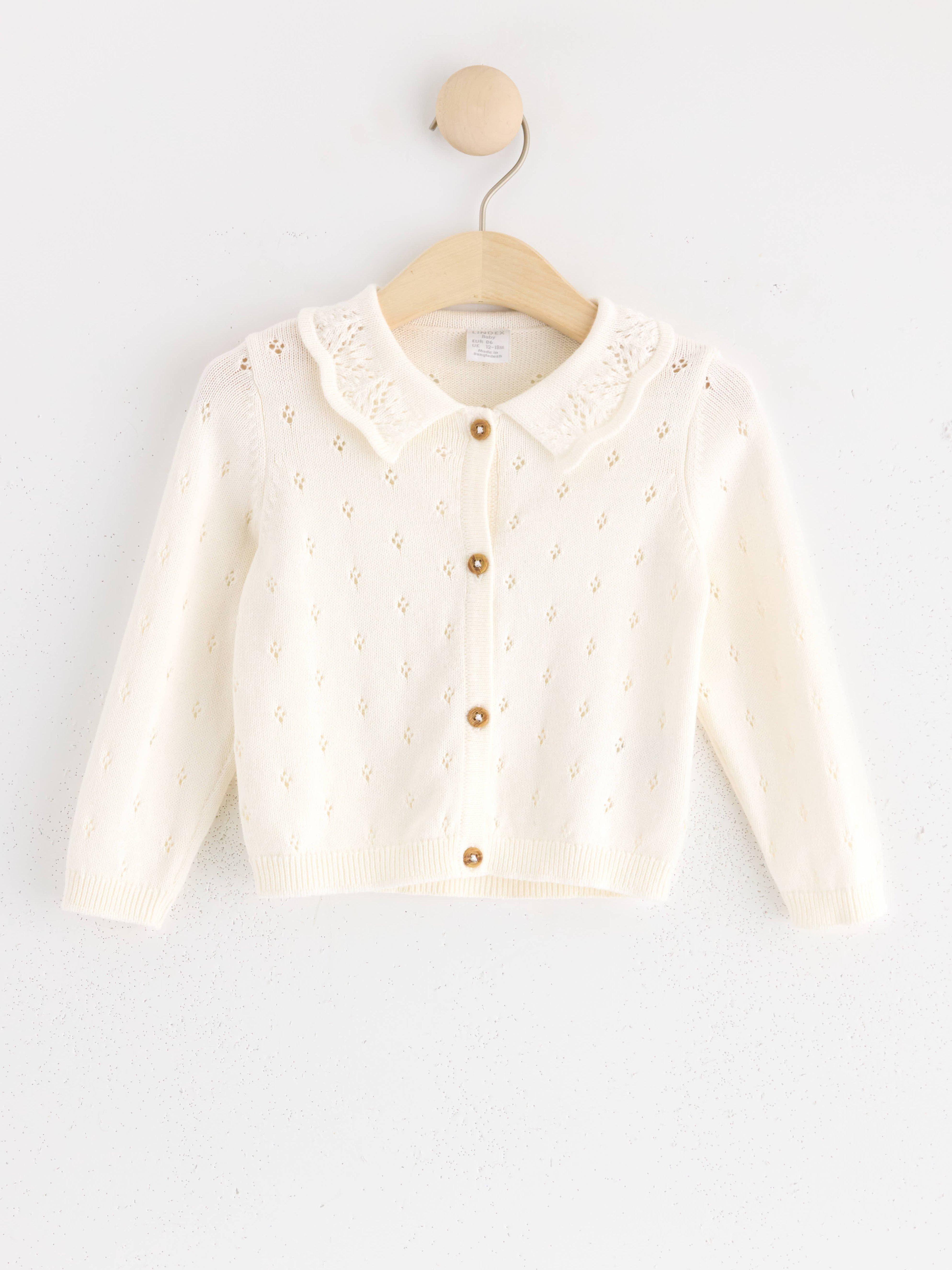 Cardigan - Kids Wear - White