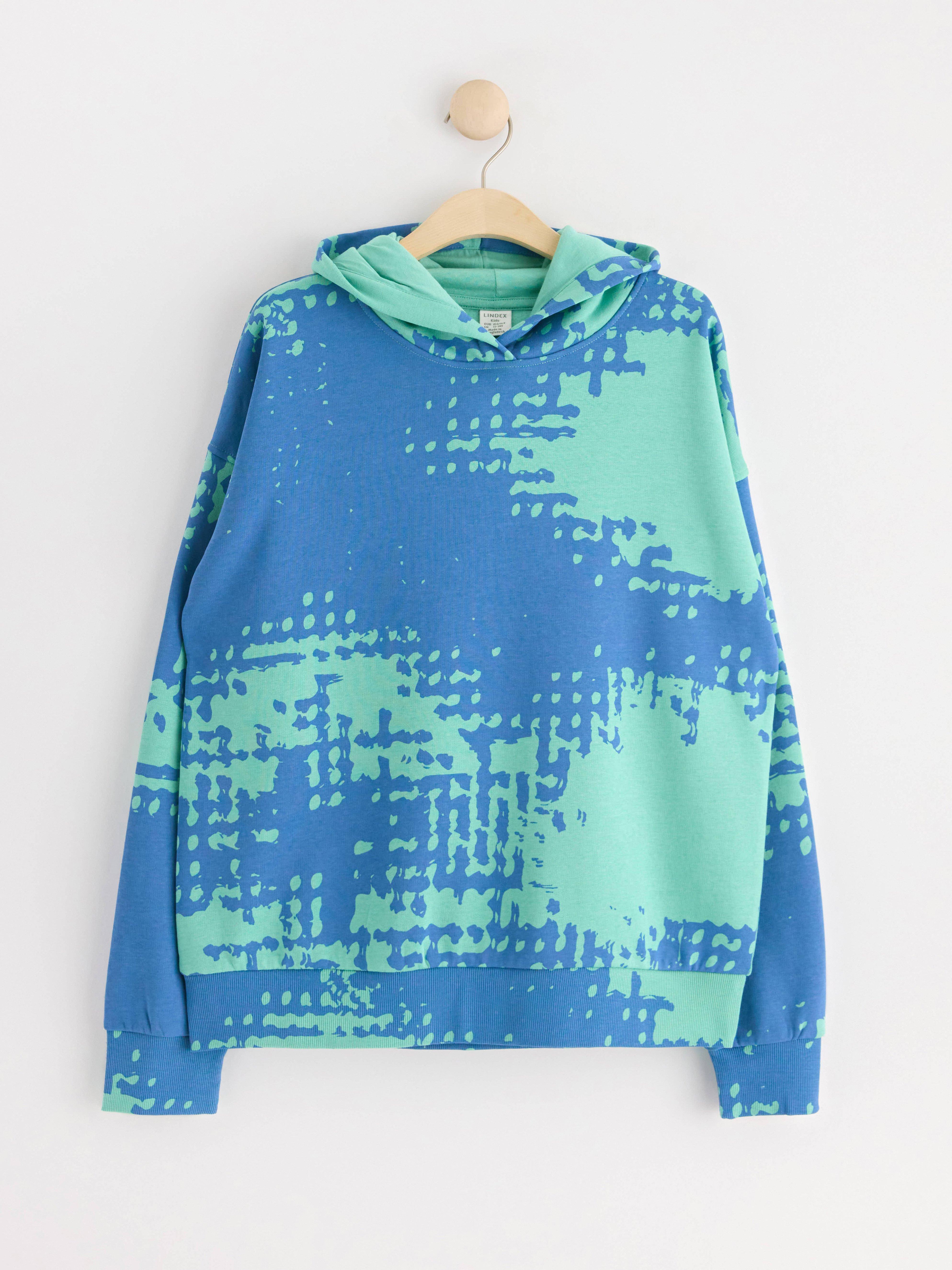 Huvtröja - Barn - Turkos