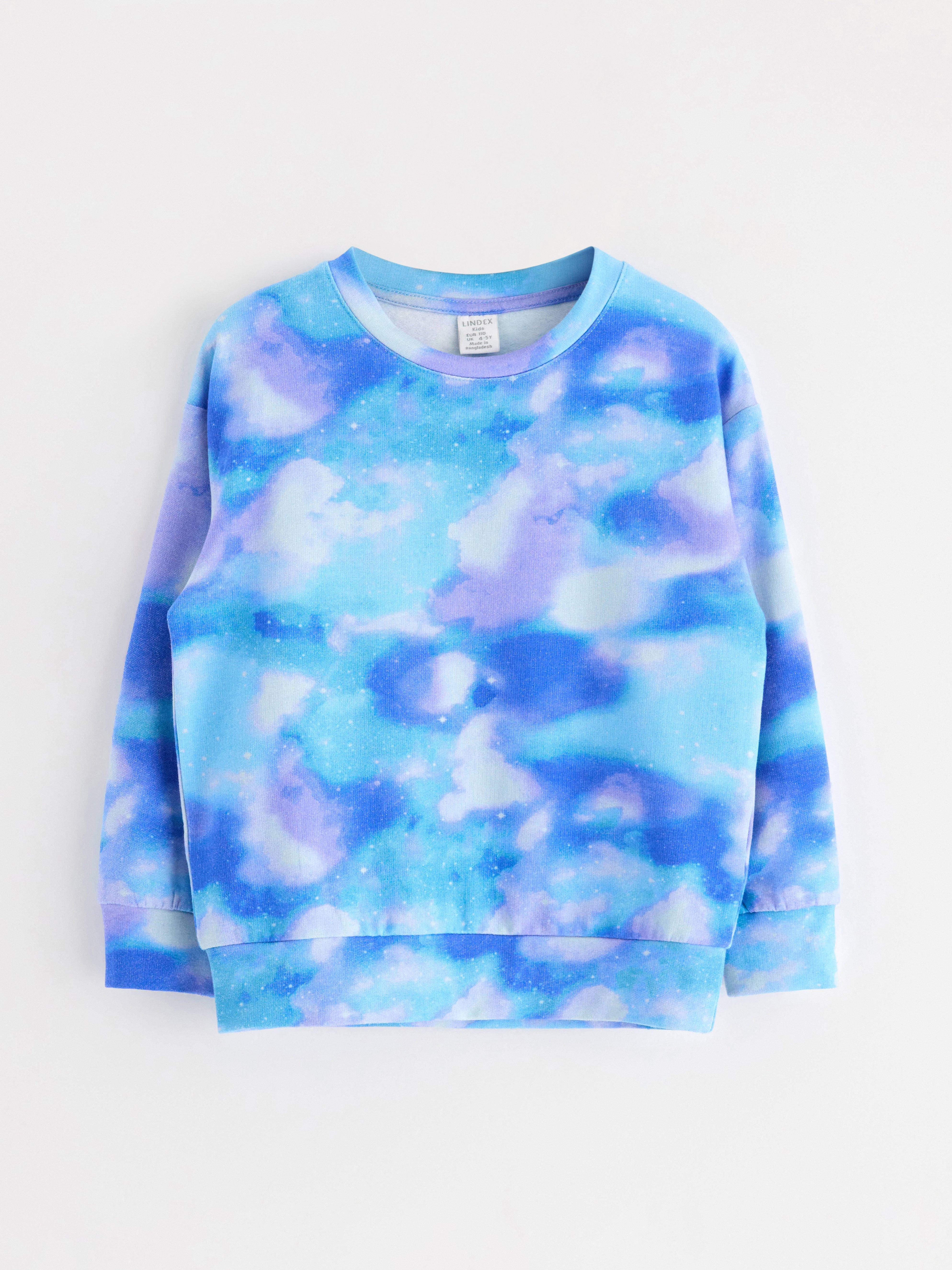 Sweatshirt - Barn - Blå