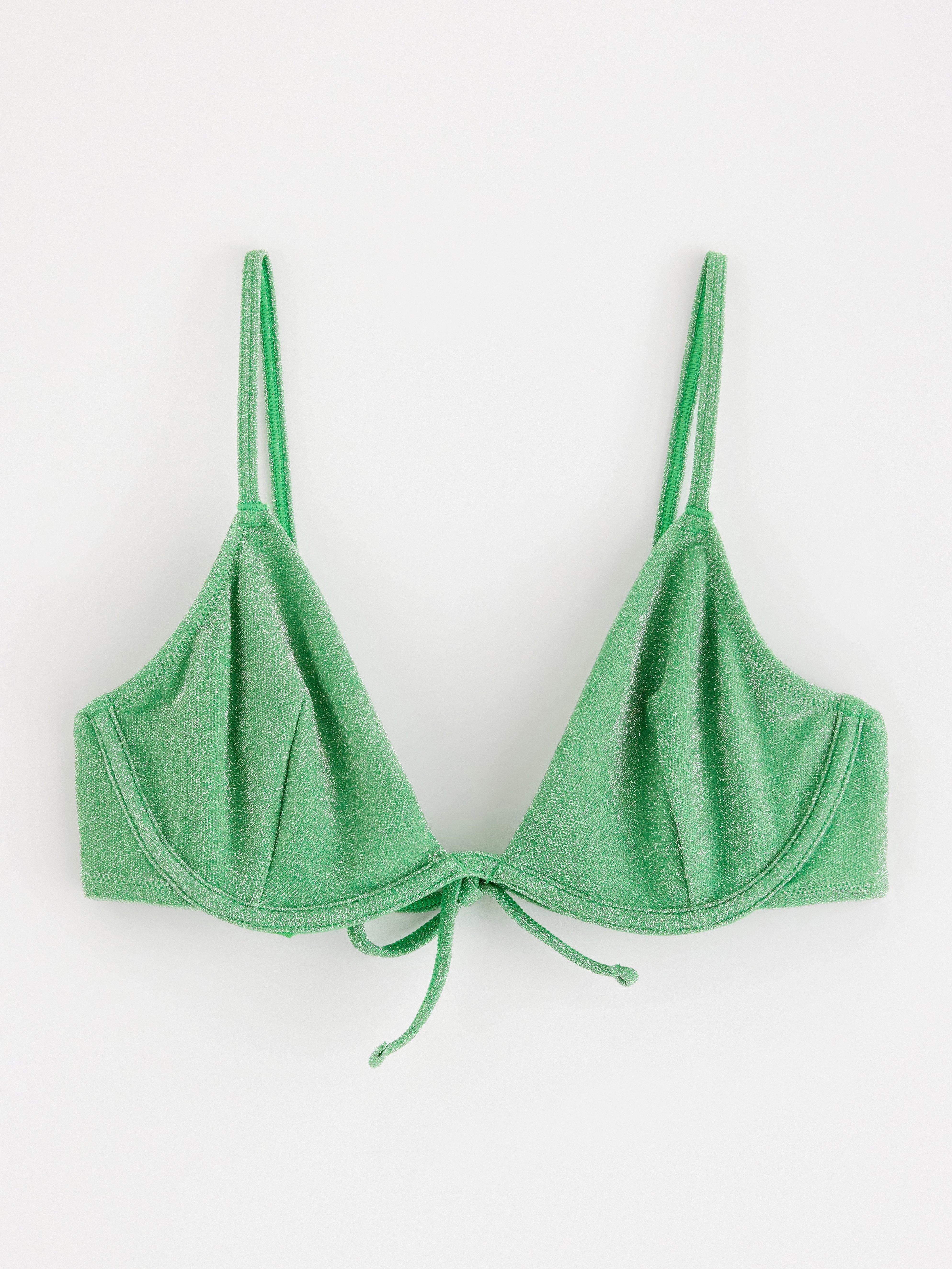 Podprsenka s kosticemi - Spodní prádlo - Zelená