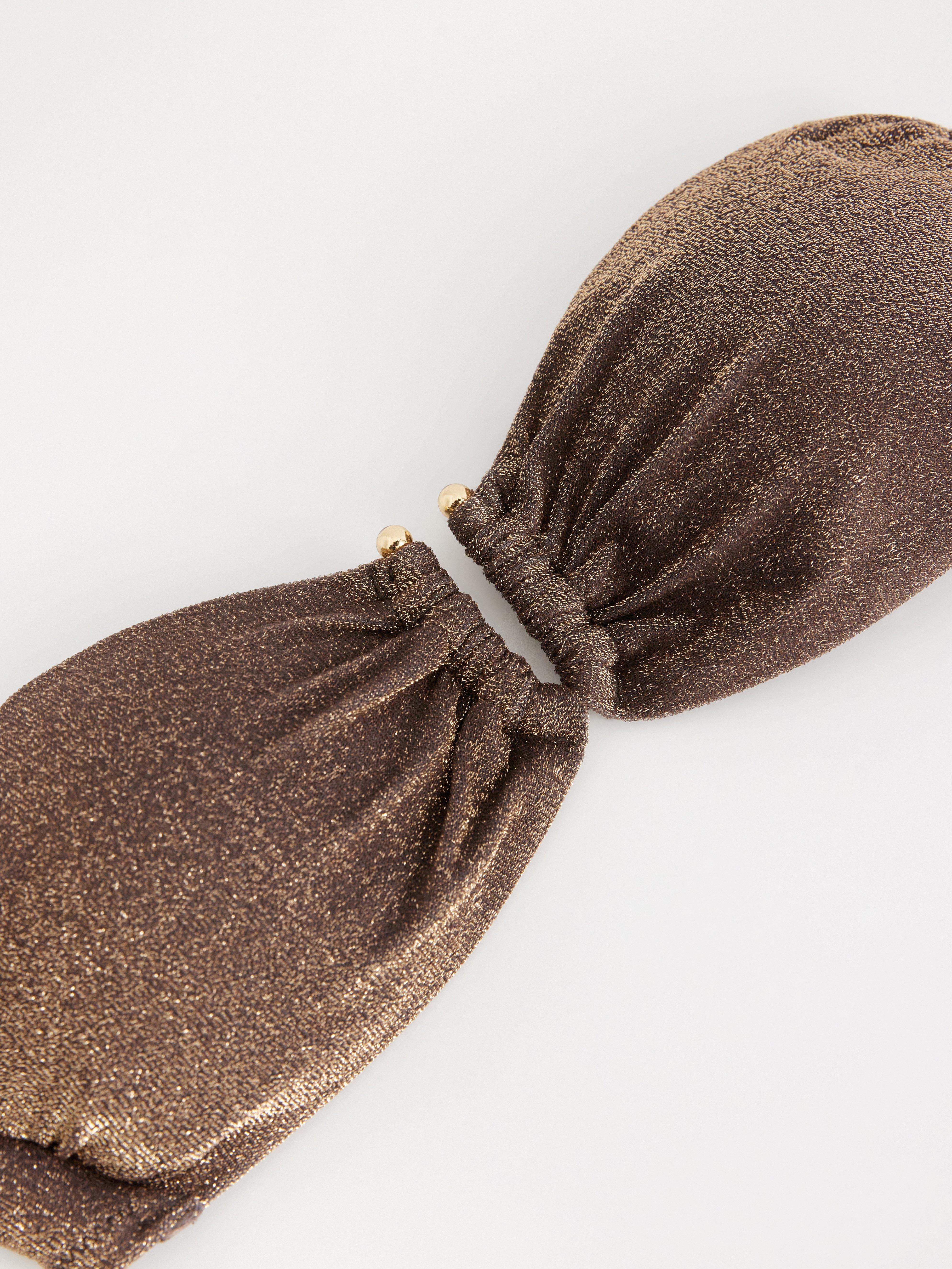 Bandeau-bh - Underkläder - Brun