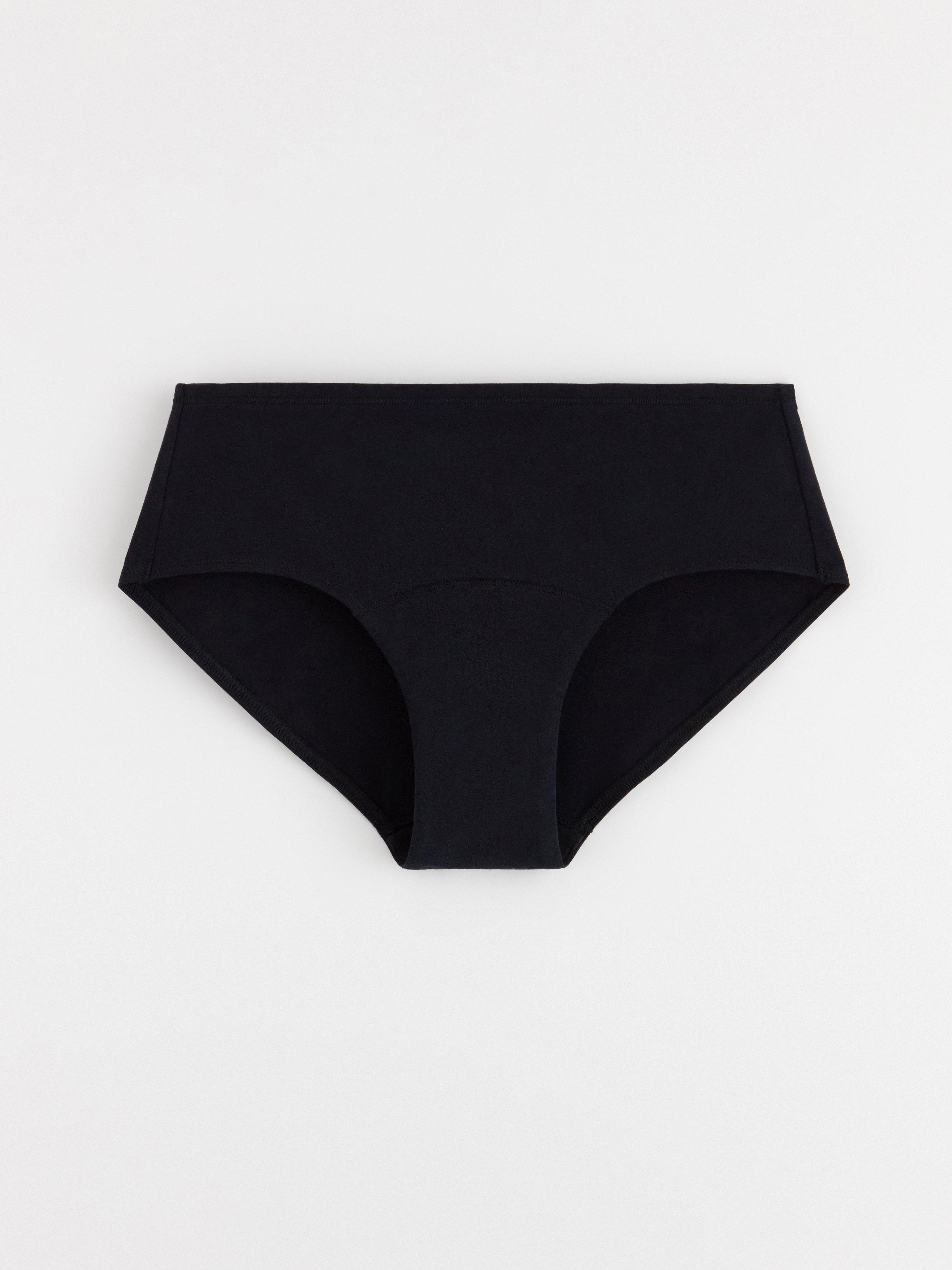 Menstruationssikkert undertøj - Female Engineering - Sort