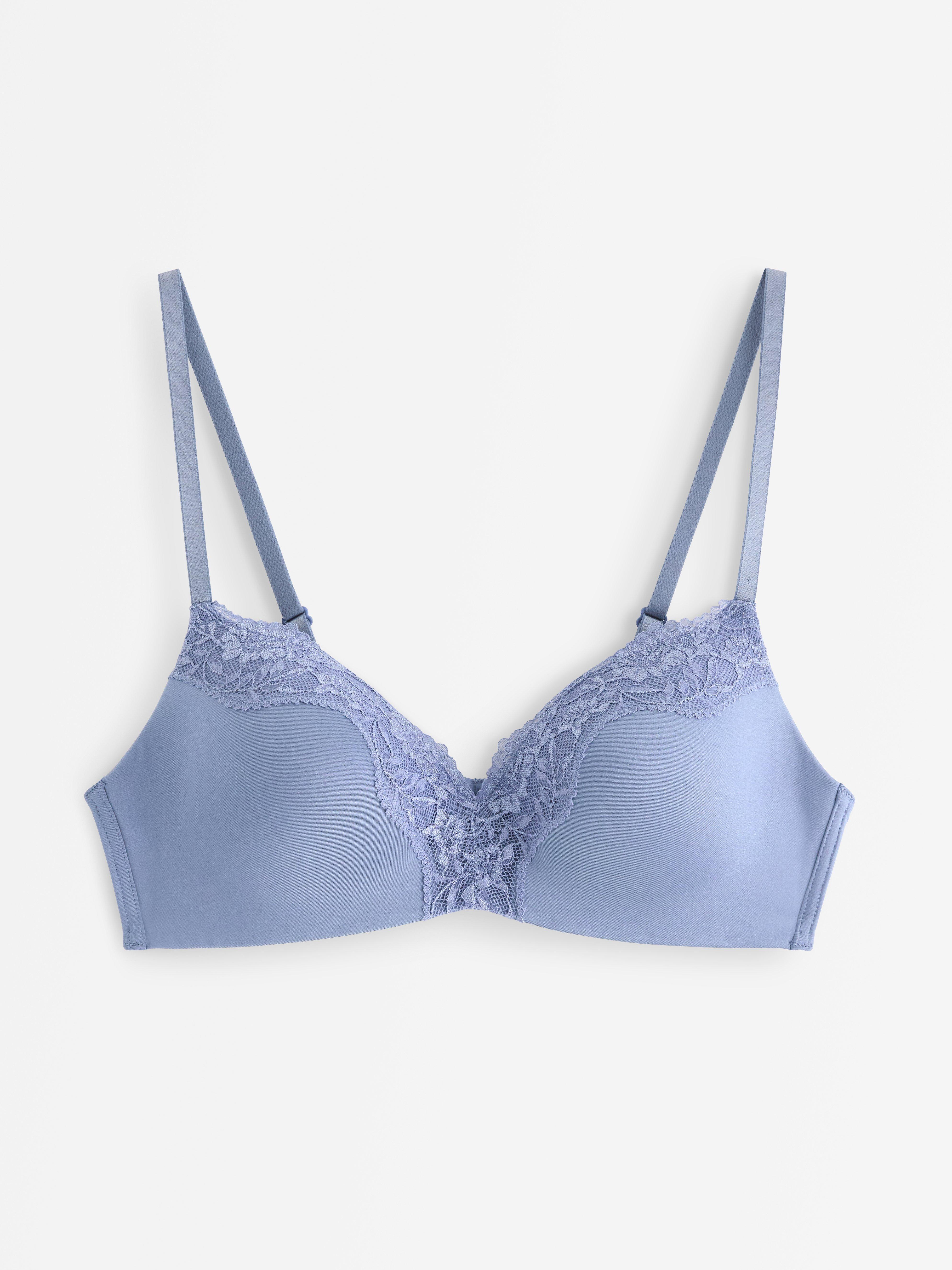 Flora Wirefree Bra - Lingerie - Blue