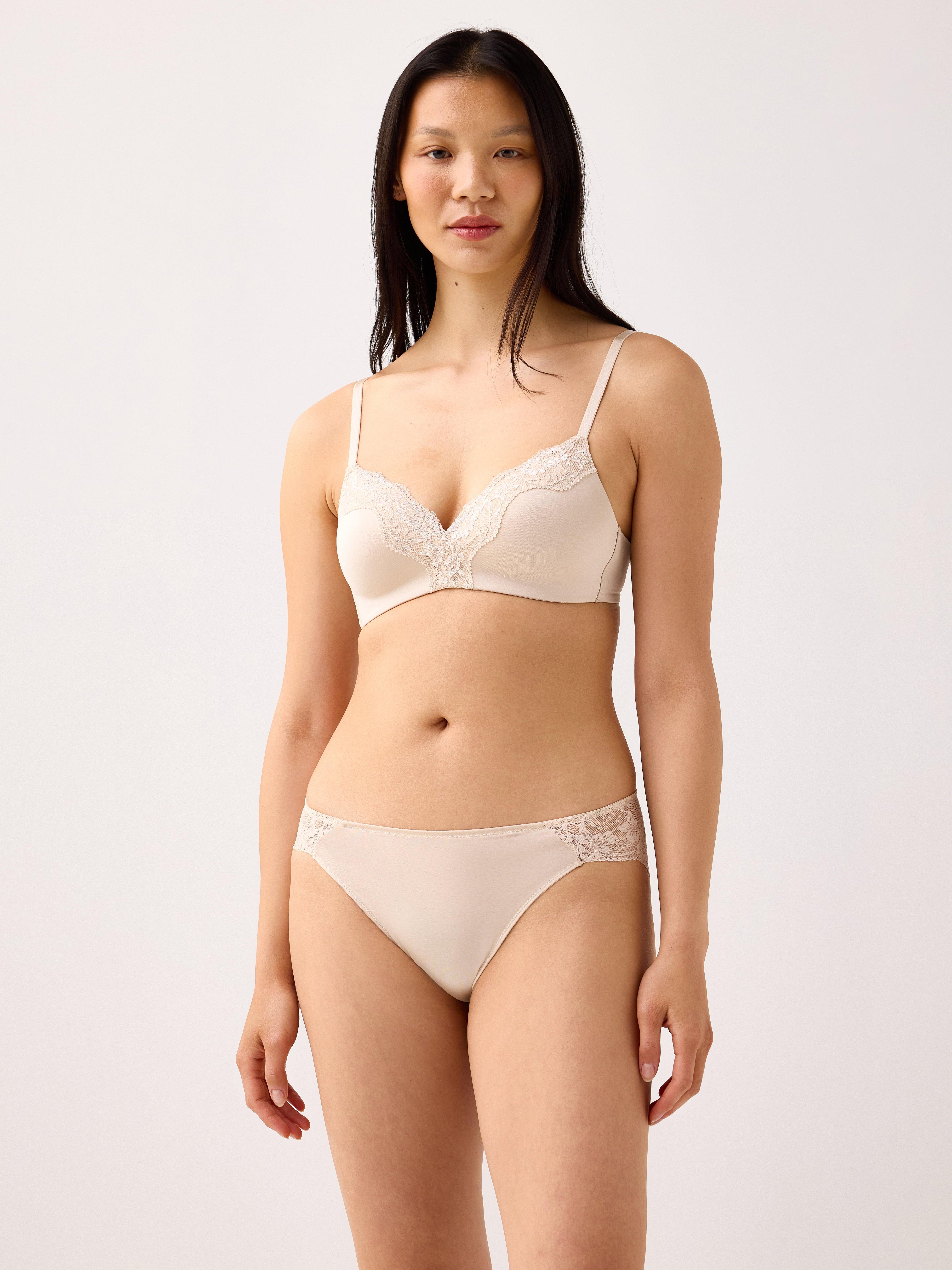 Flora bøjlefri bh - Undertøj - Beige