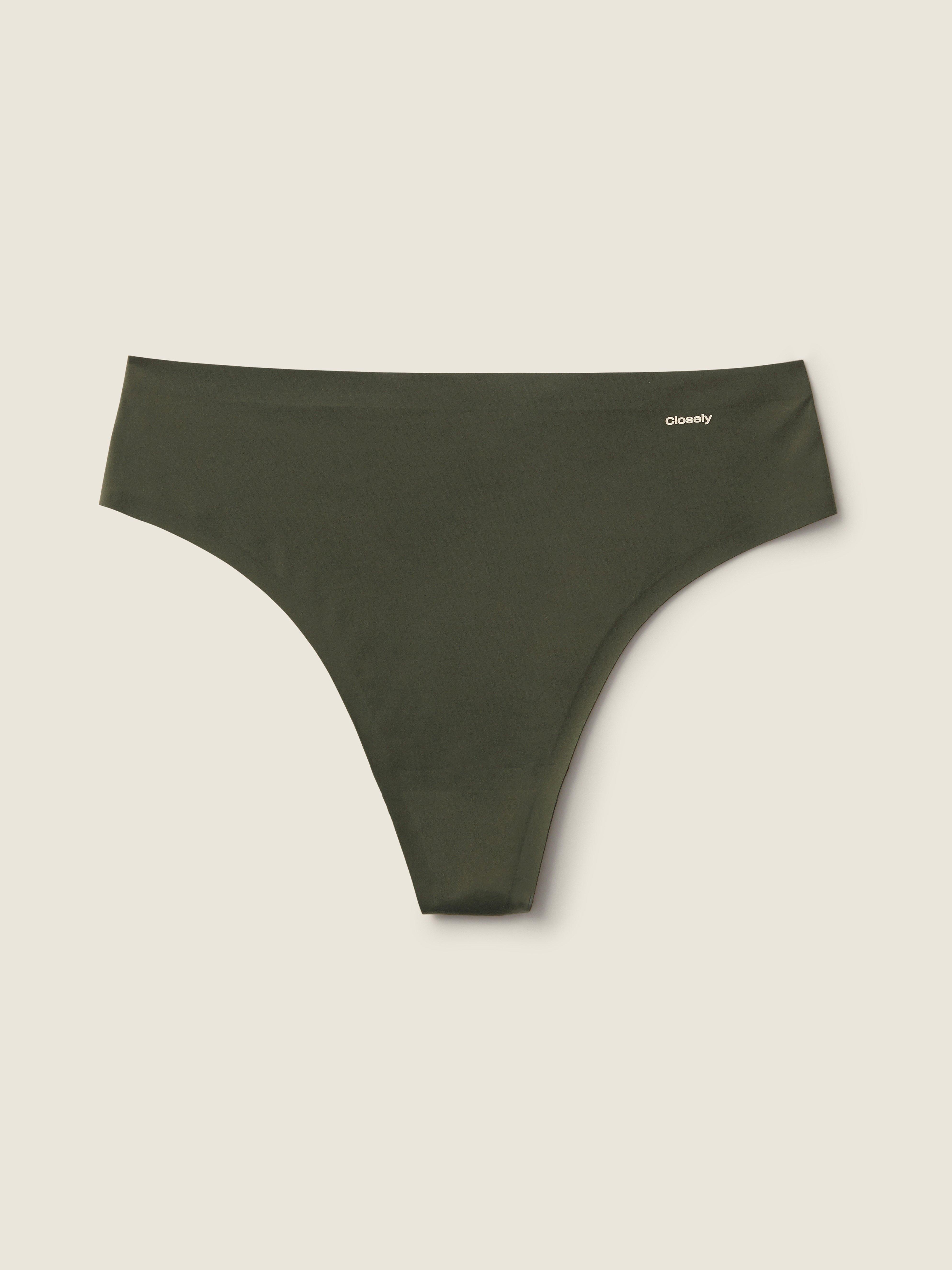 Stringtruse med høyt liv - Closely - Grønn