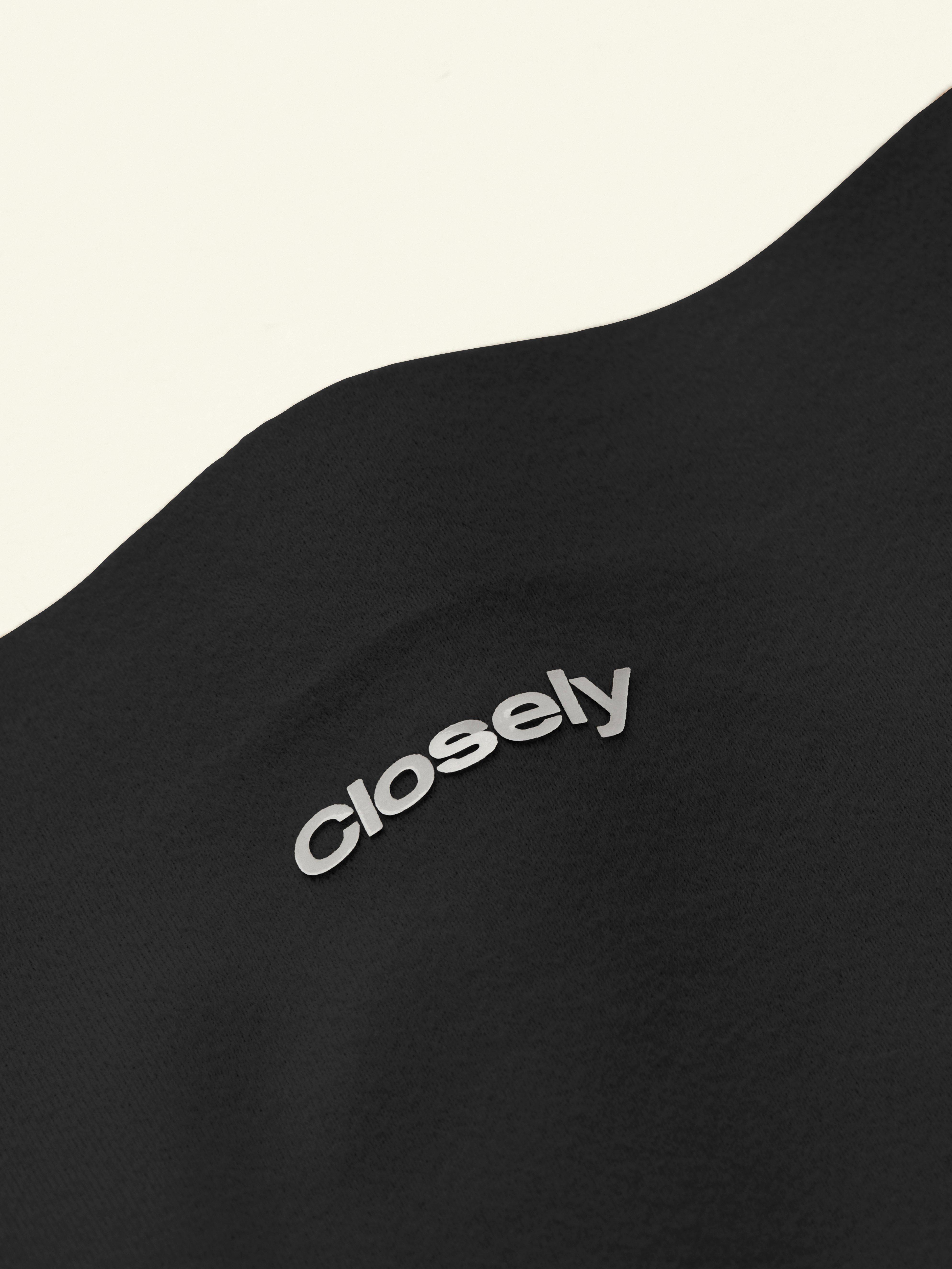 Tanga s vysokým pasem - Closely - Černá