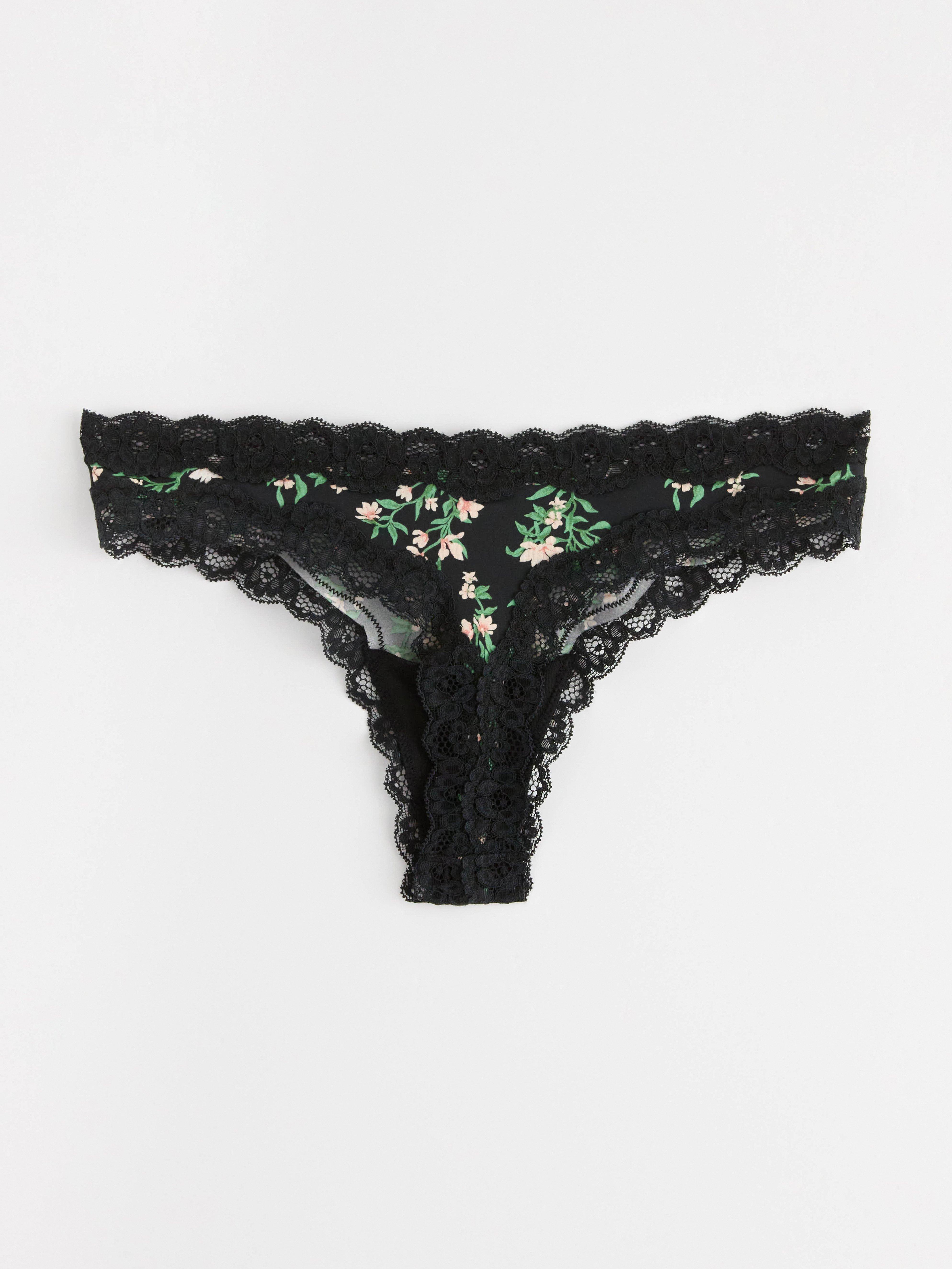 Thong Regular - Lingerie - Black