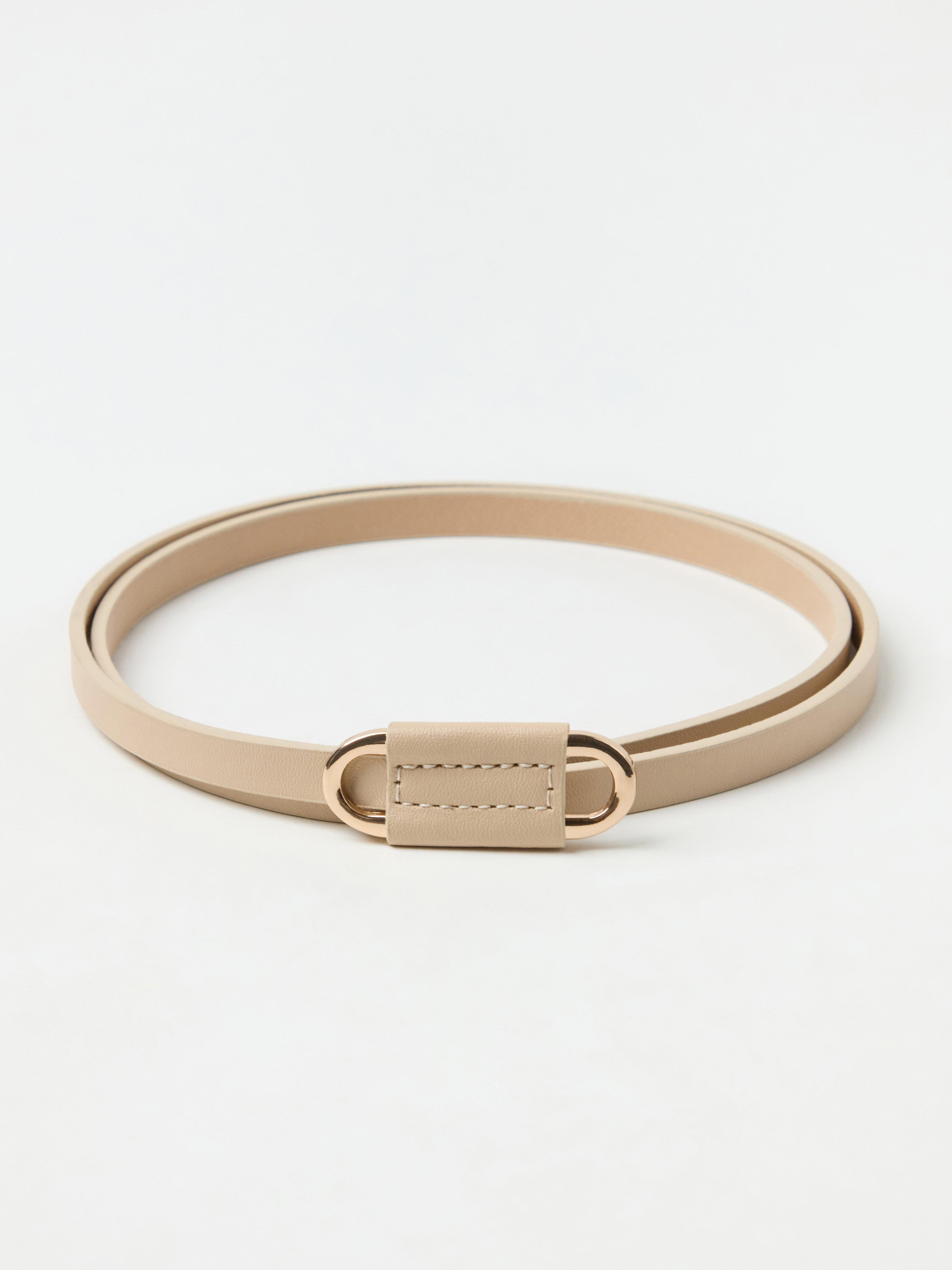 Skärp - Dam - Beige