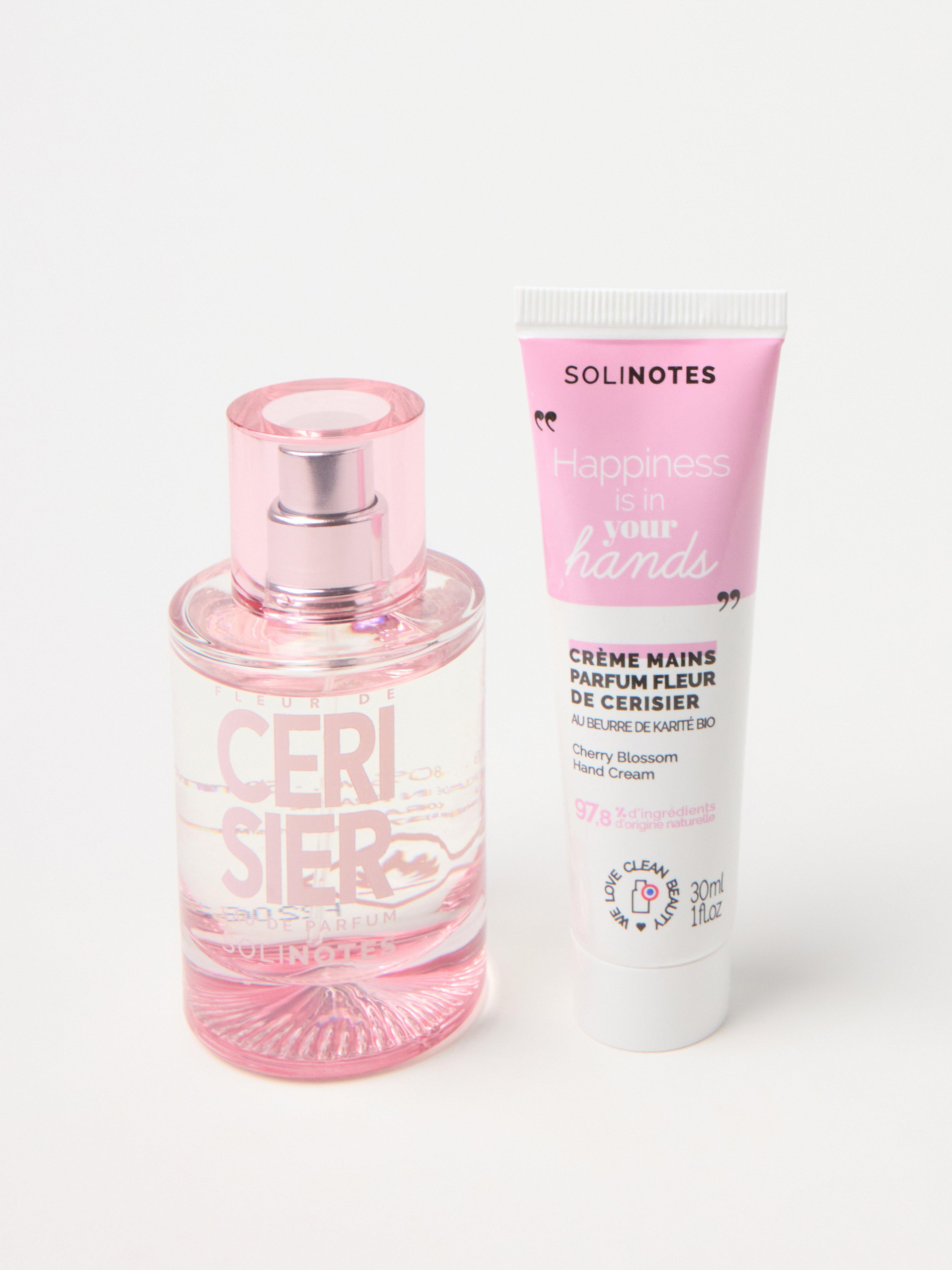 Solinotes Gift Set Cherry Blossom Eau De Parfum & Hand Cream