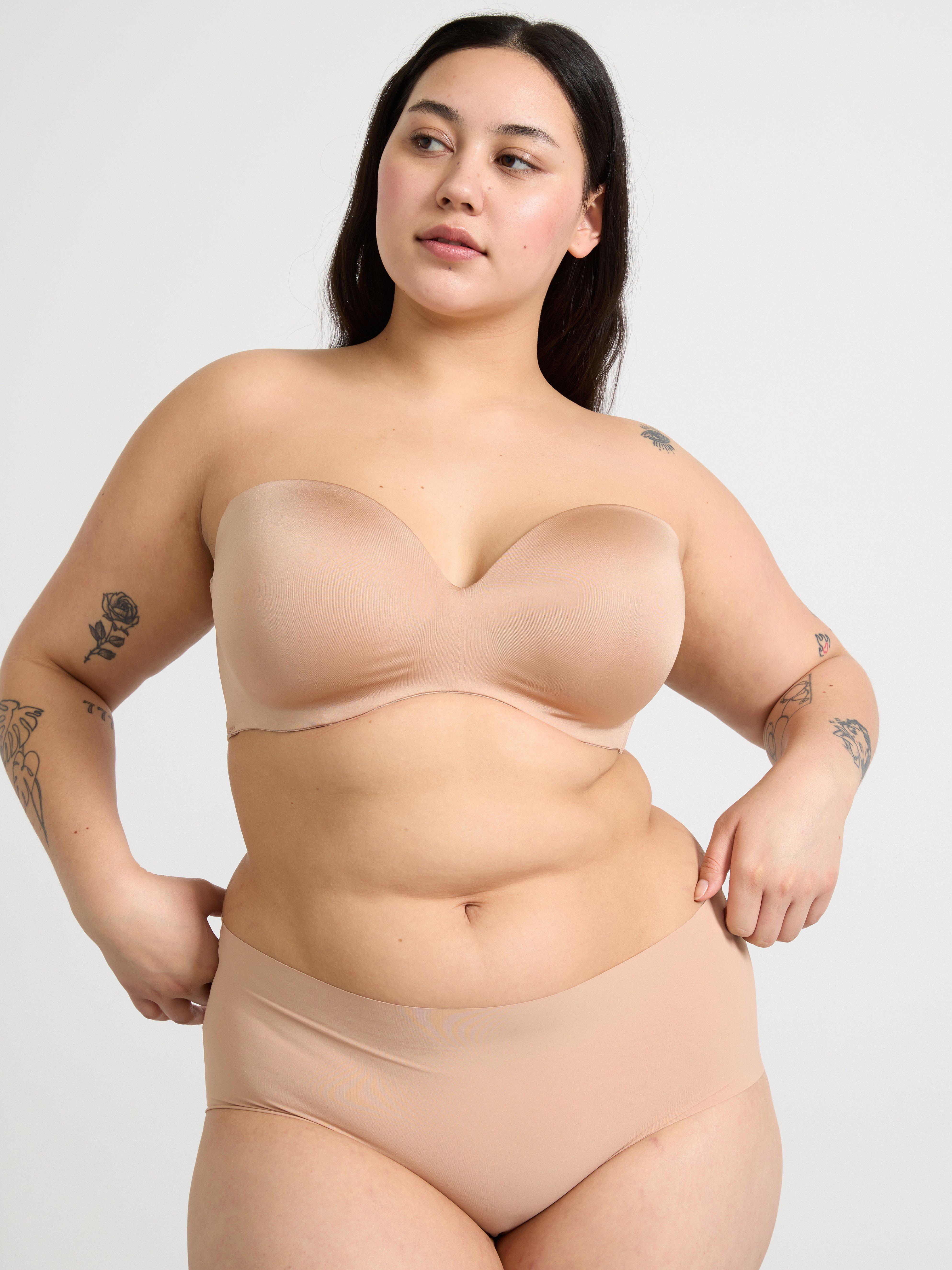 Strapless Bra - Lingerie - Beige