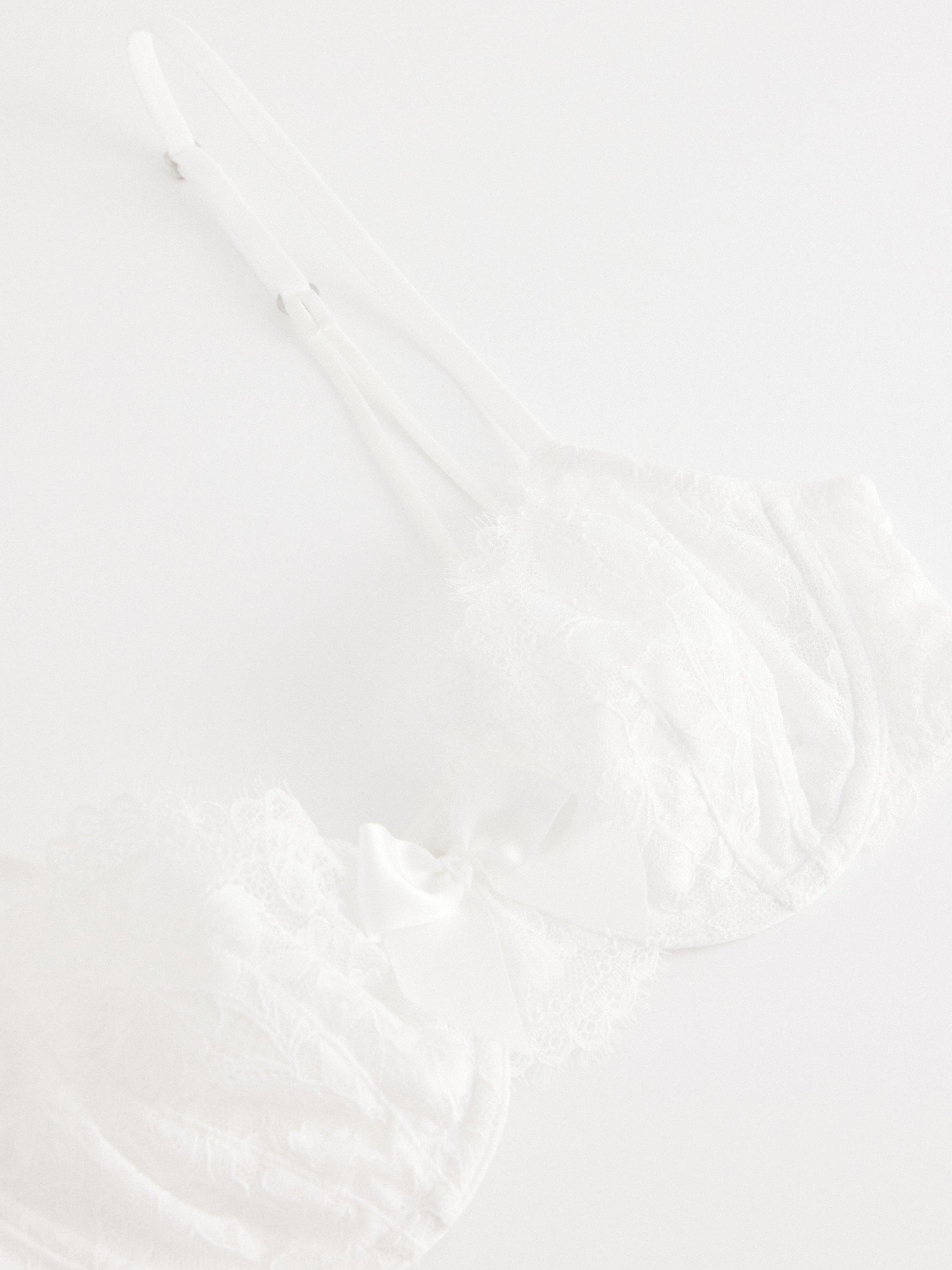 Unpadded Bra - Lingerie - White