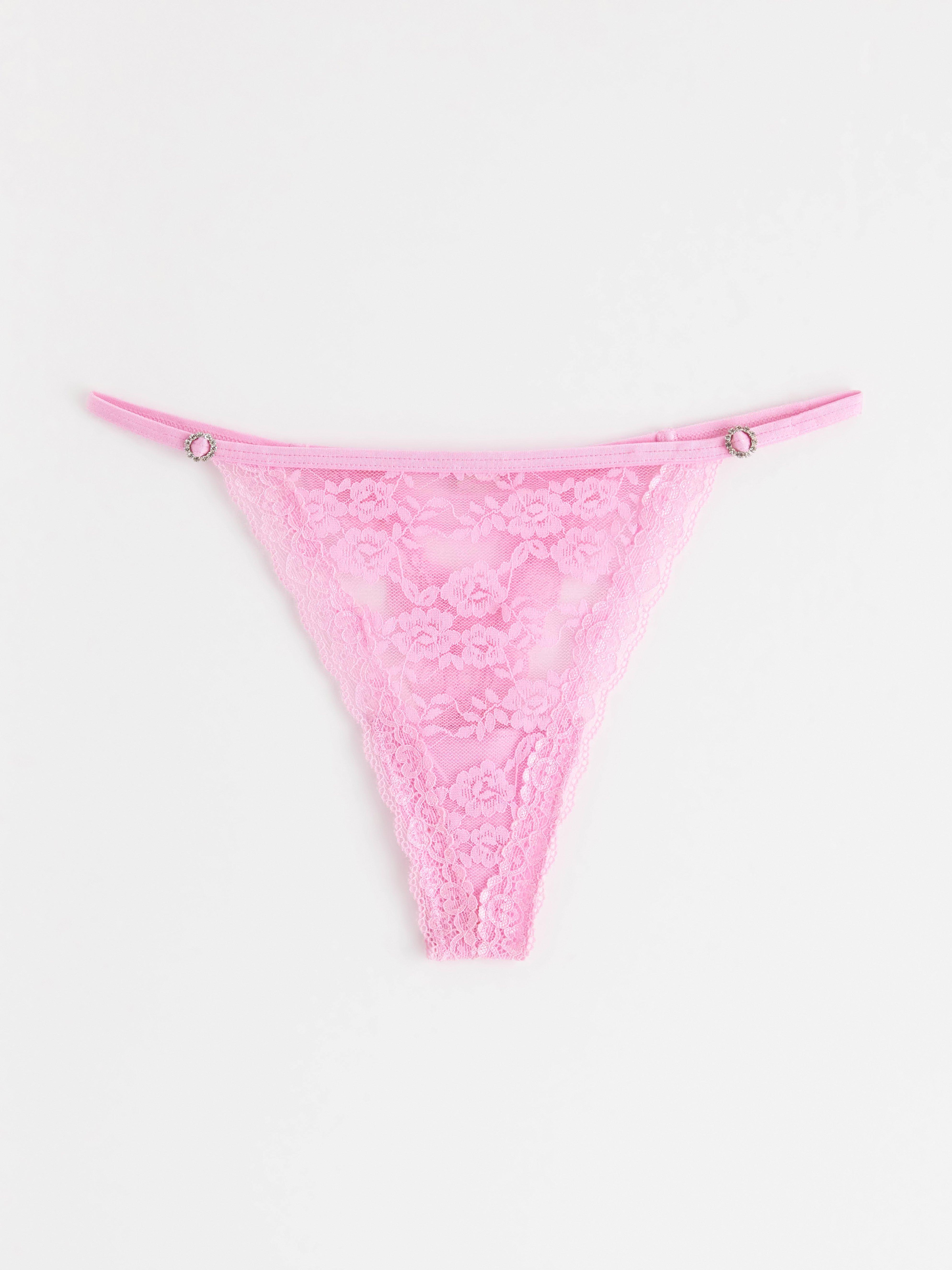 Thong Low - Lingerie - Pink