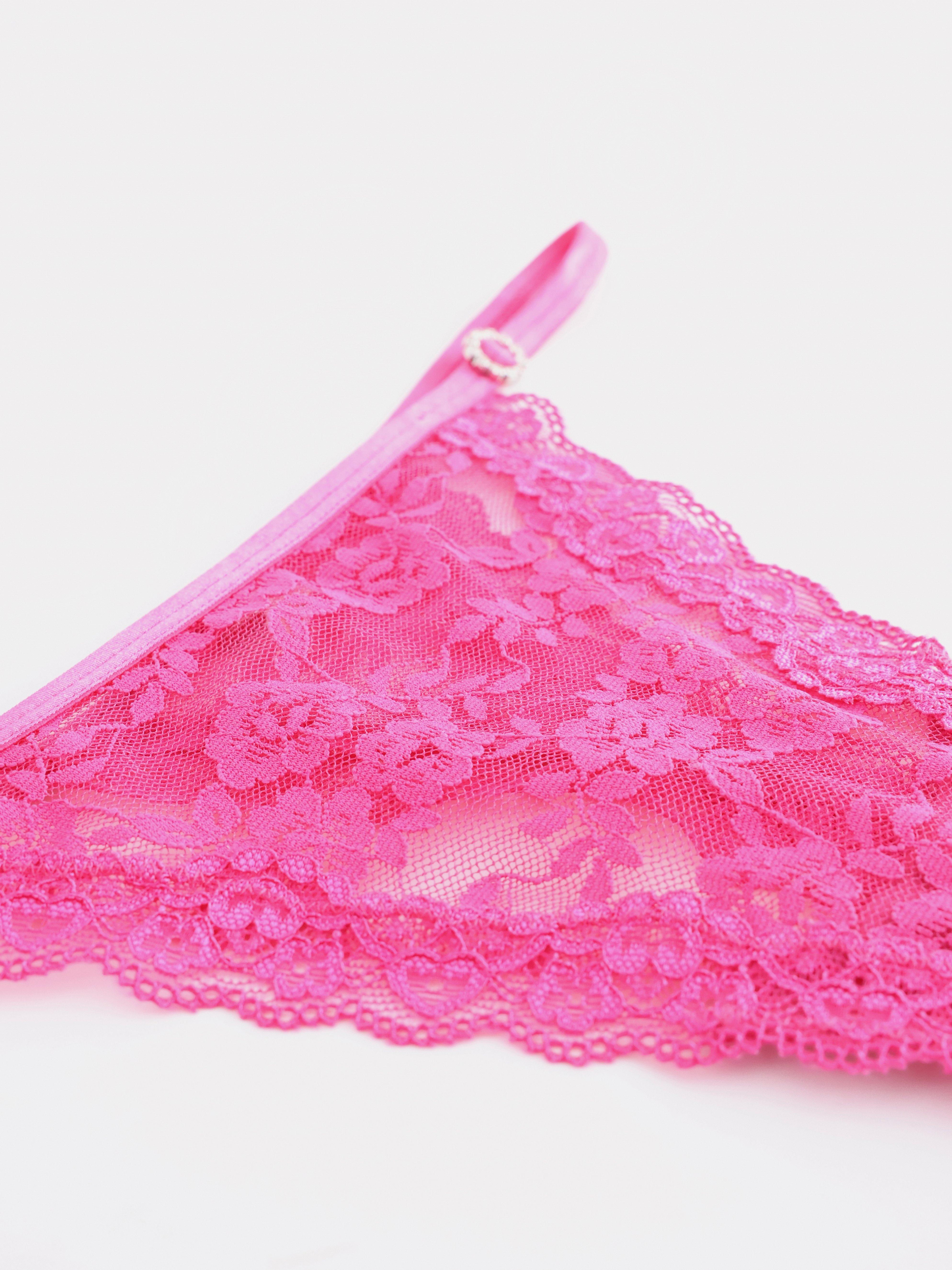 Thong Low - Lingerie - Pink