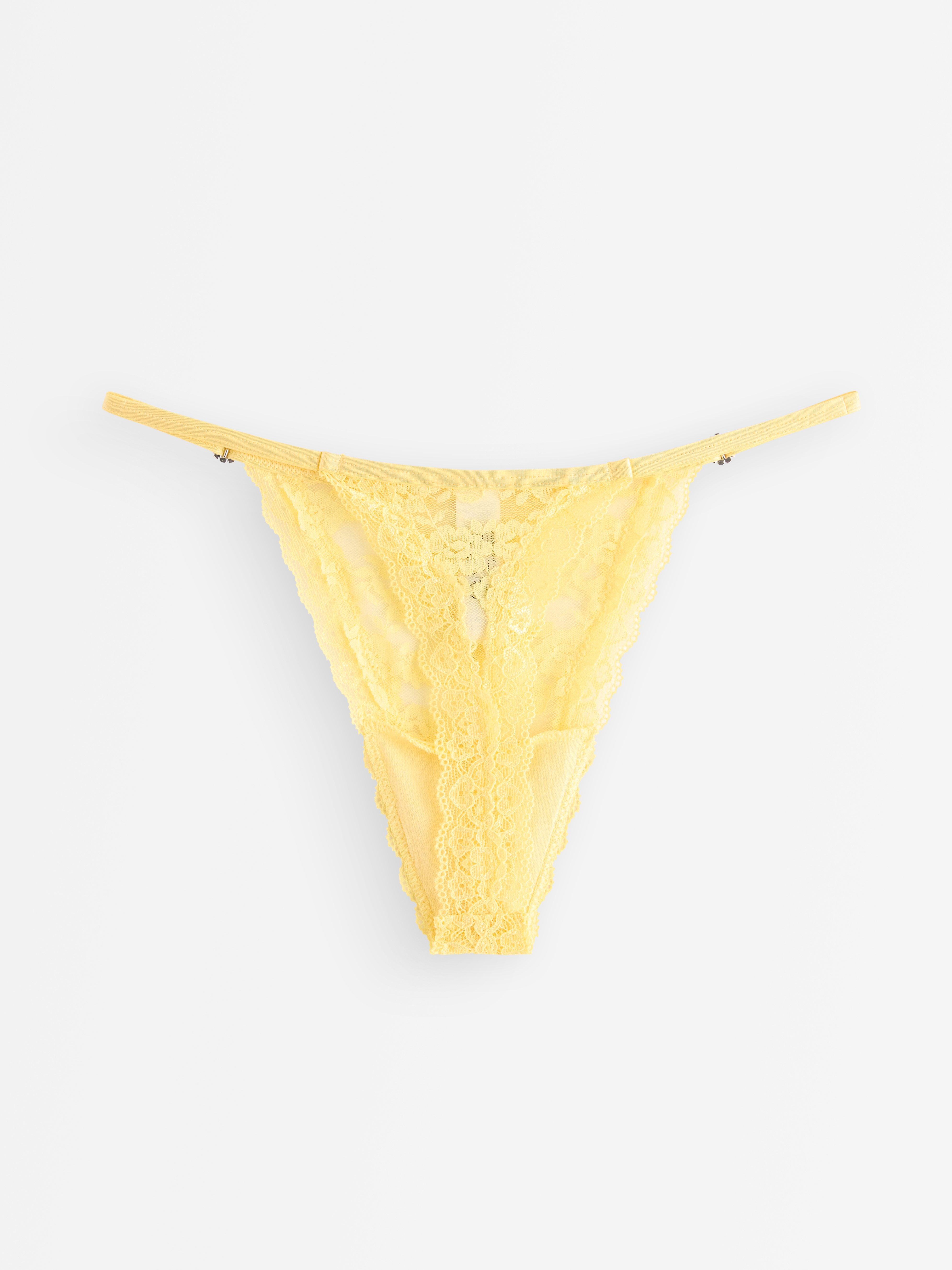Thong Low - Lingerie - Yellow