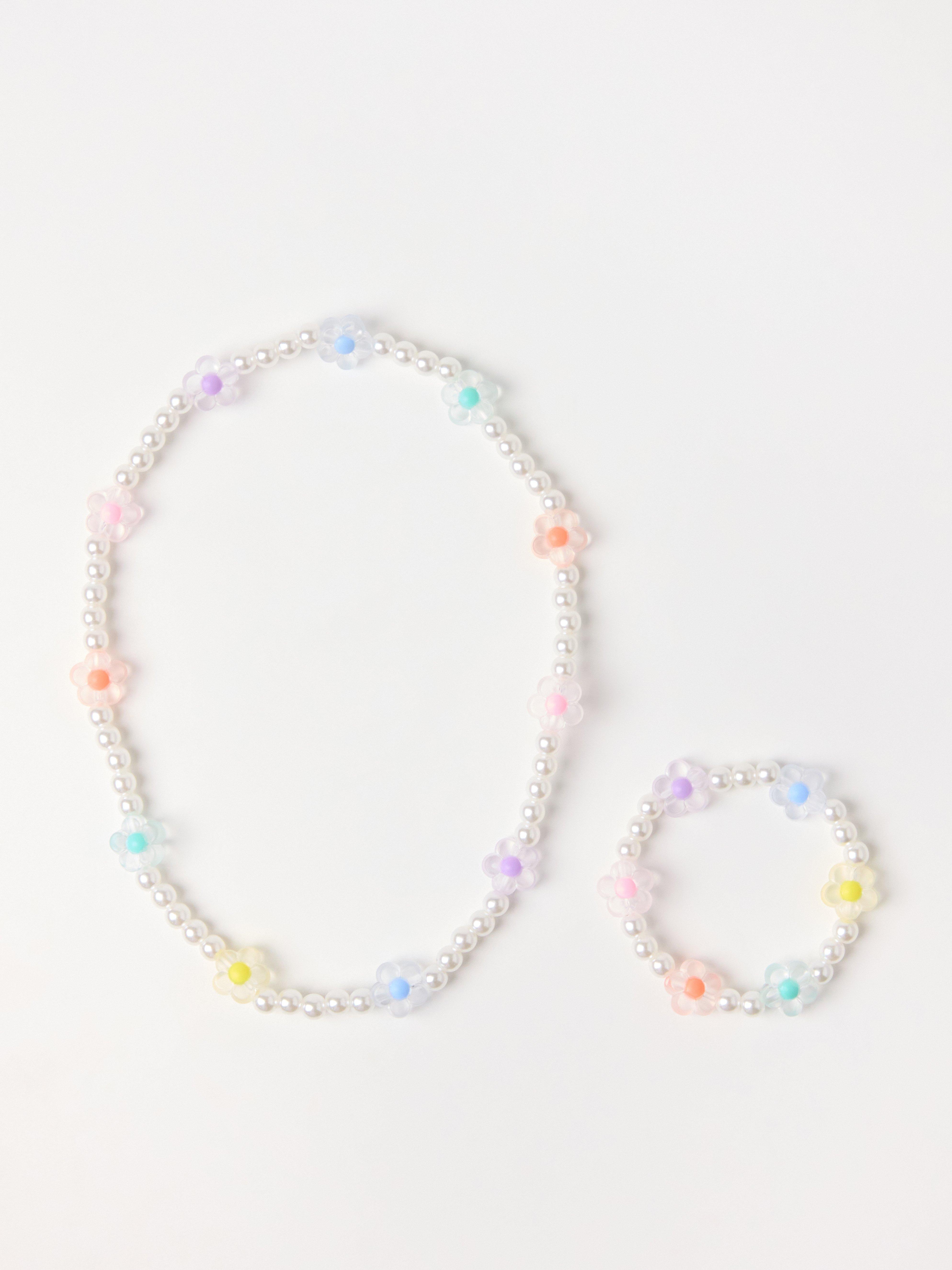 Set šperků - Děti - Bílá