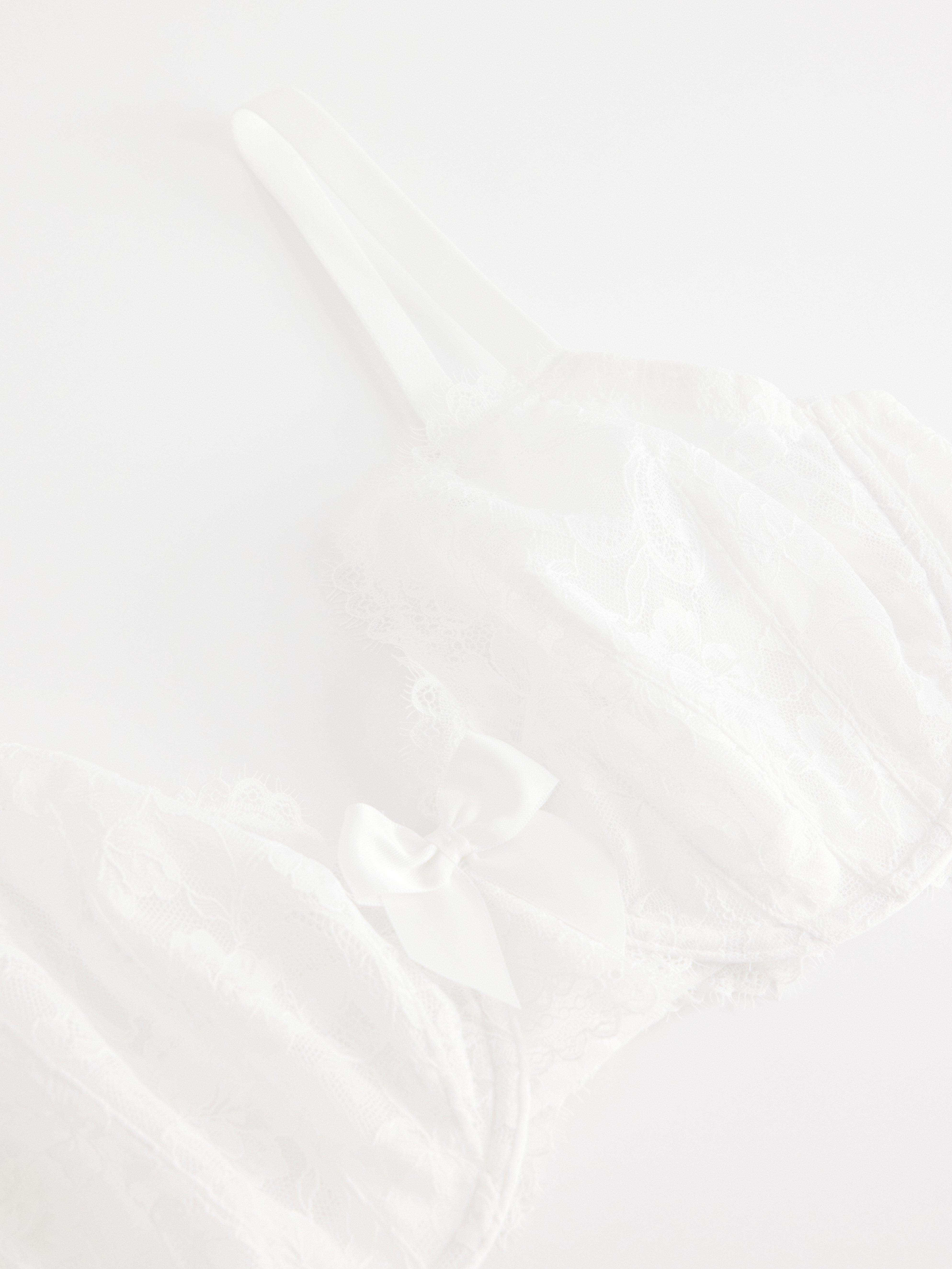 Unpadded Bra - Lingerie - White