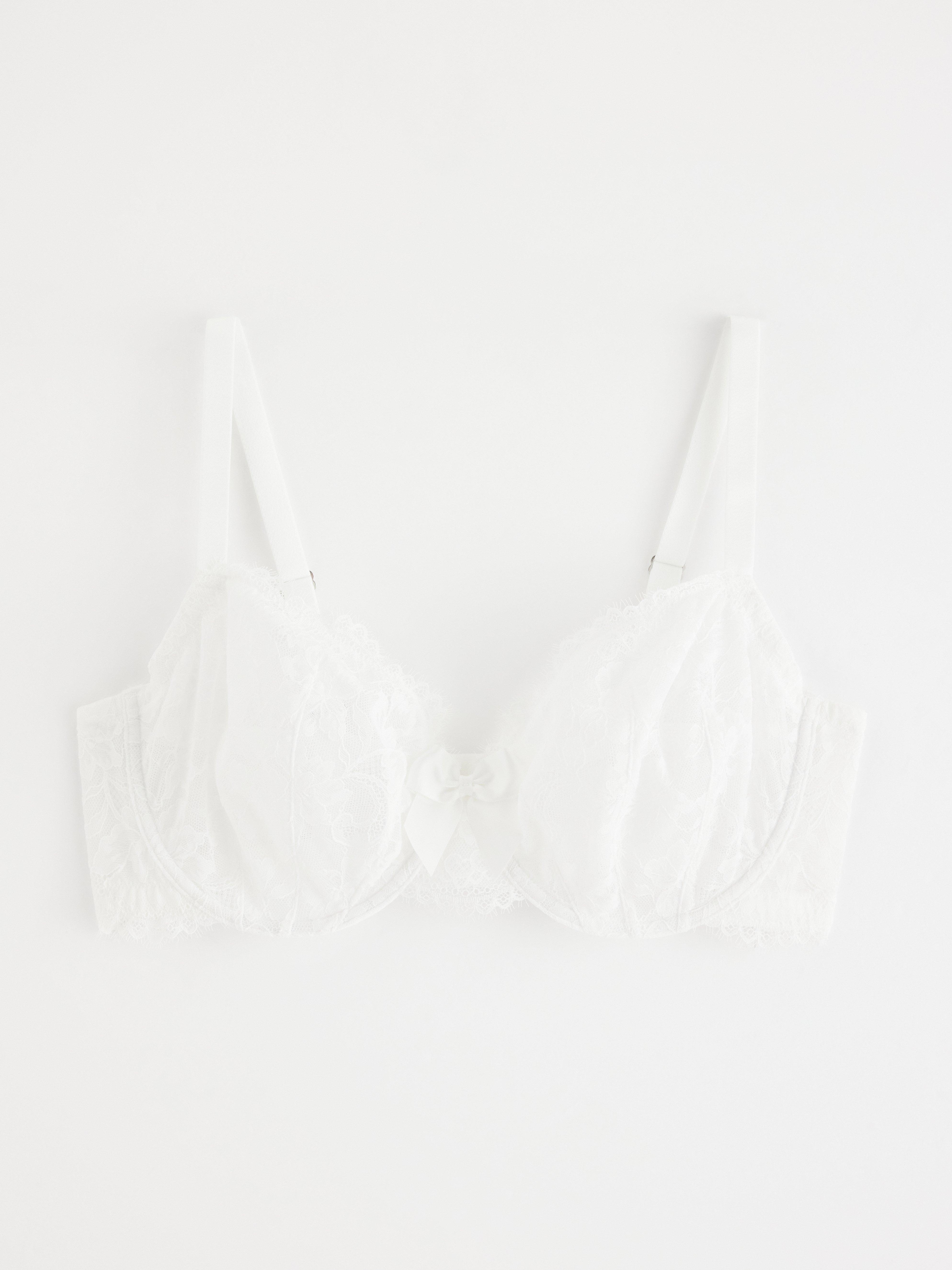 Unpadded Bra - Lingerie - White