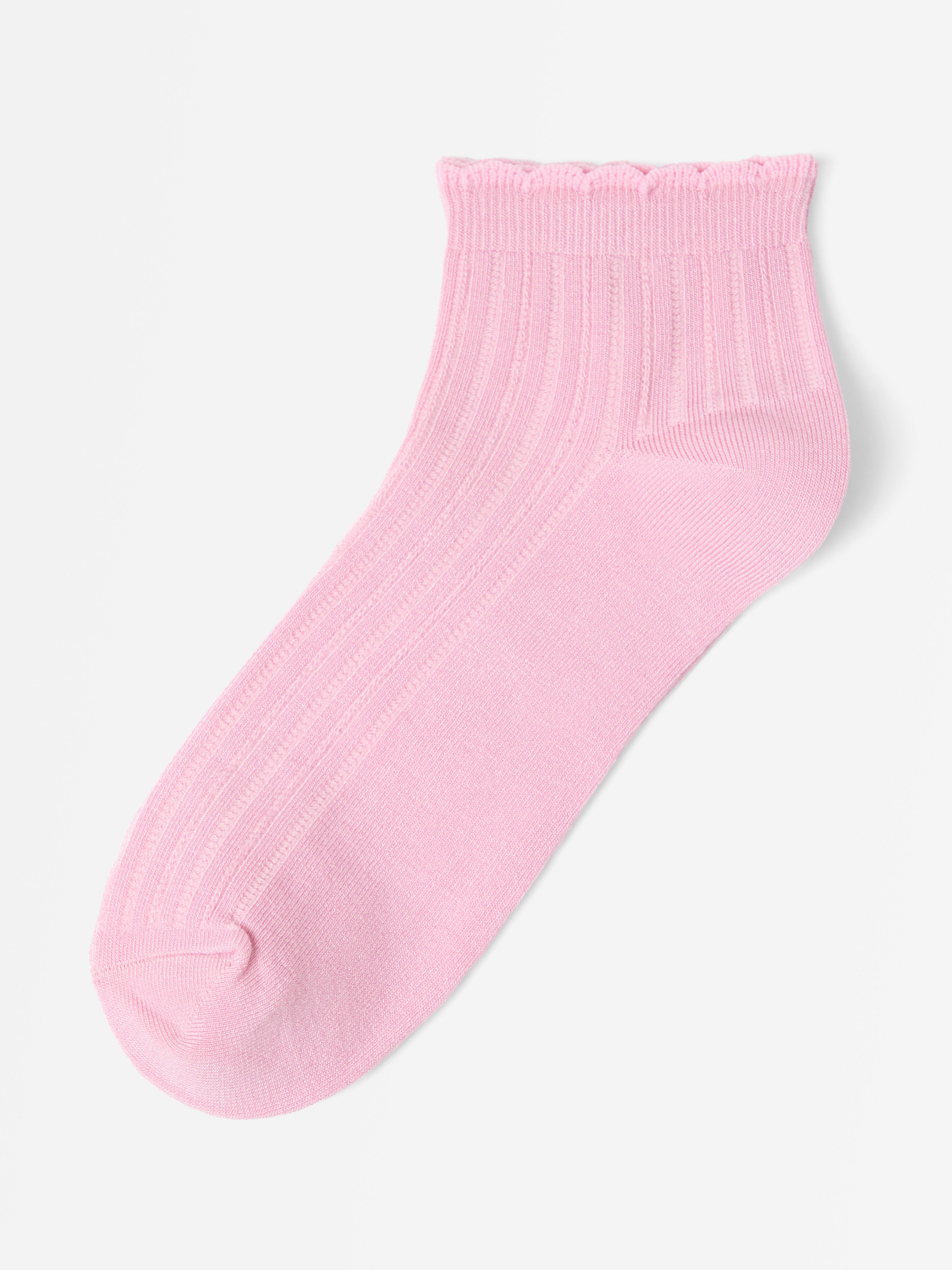 Korkeavartiset nilkkasukat - Alusvaatteet - Pinkki