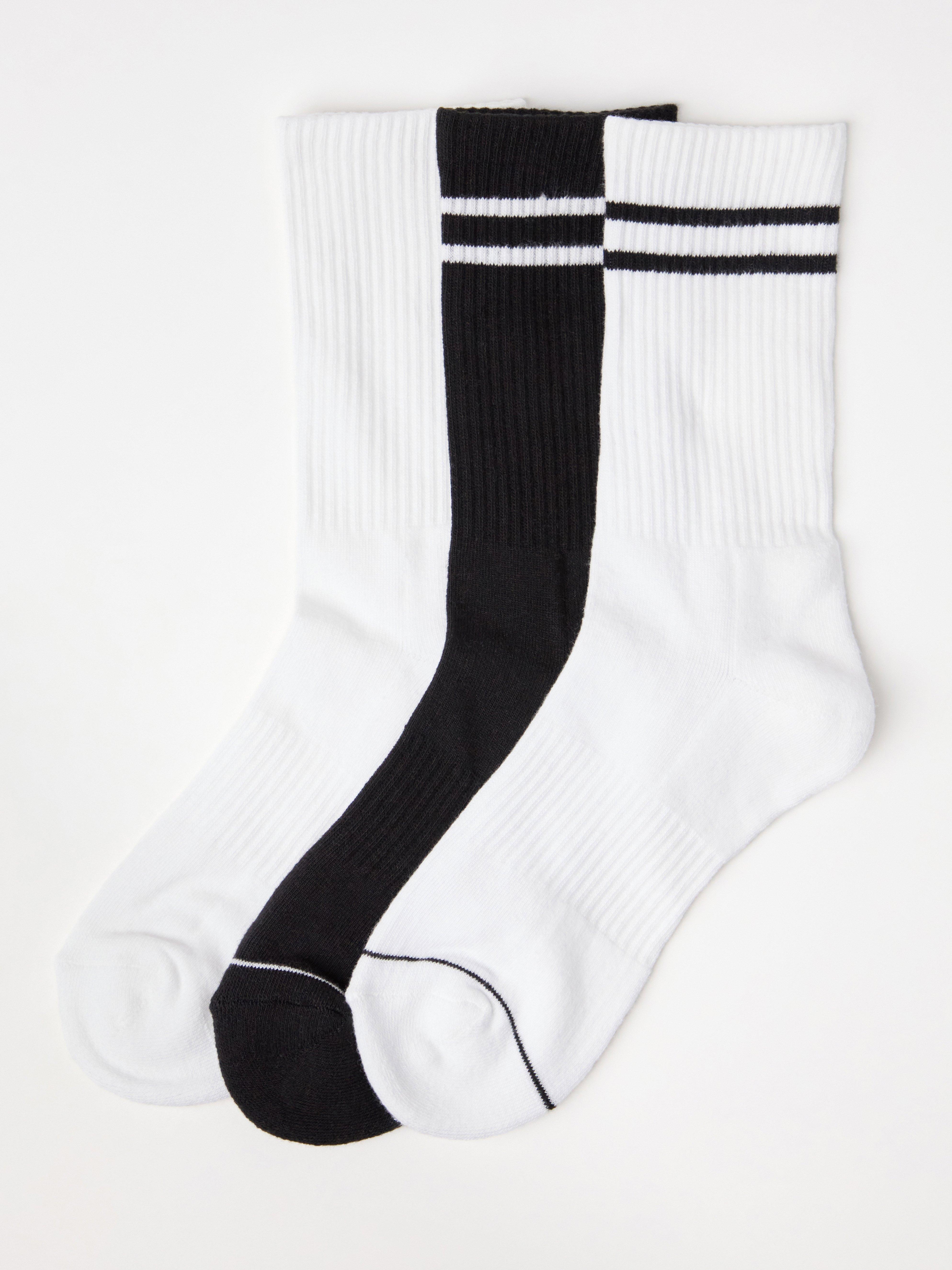 3-pack sporty socks