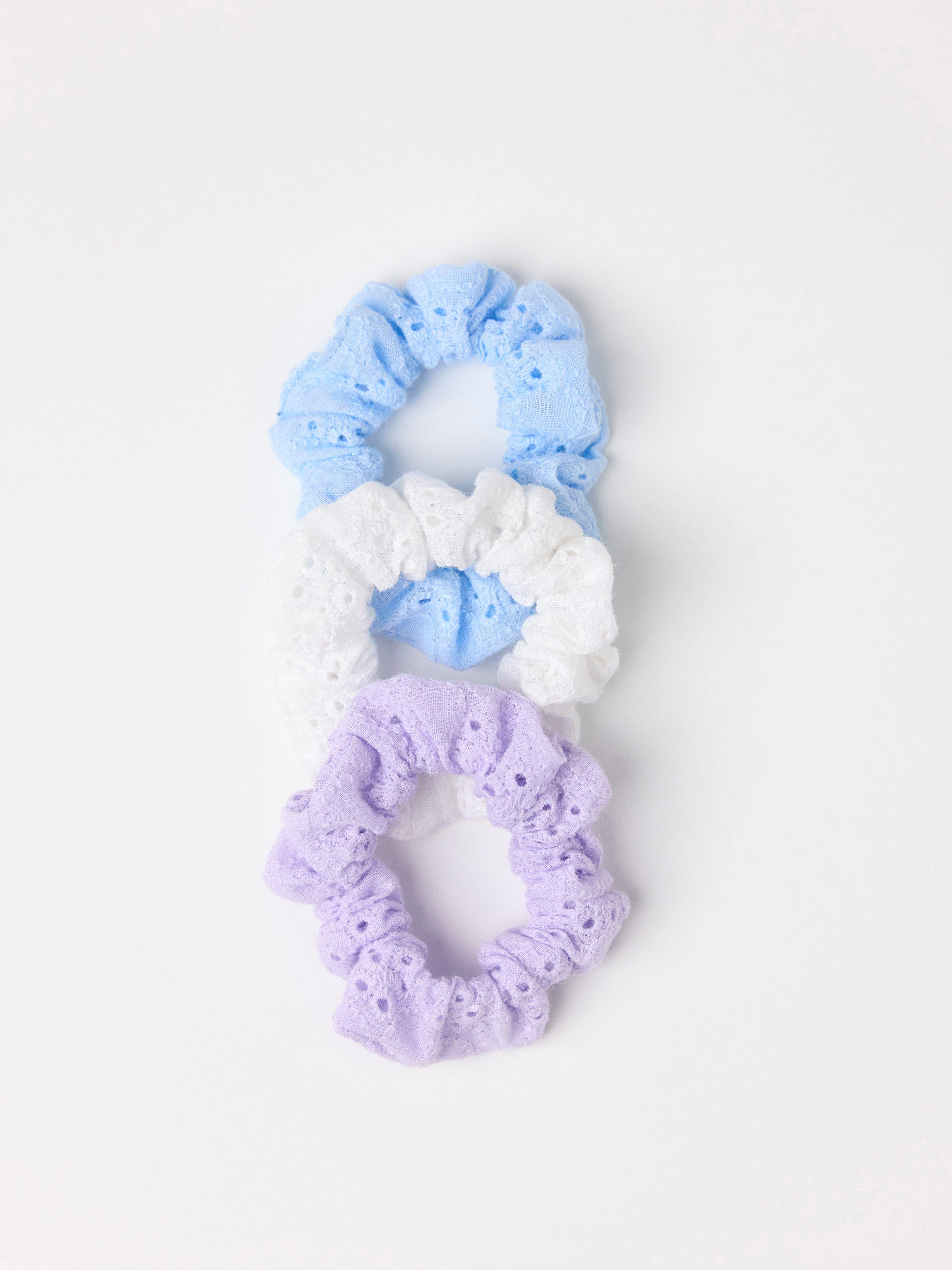 Hair Elastics - Kids Wear - White