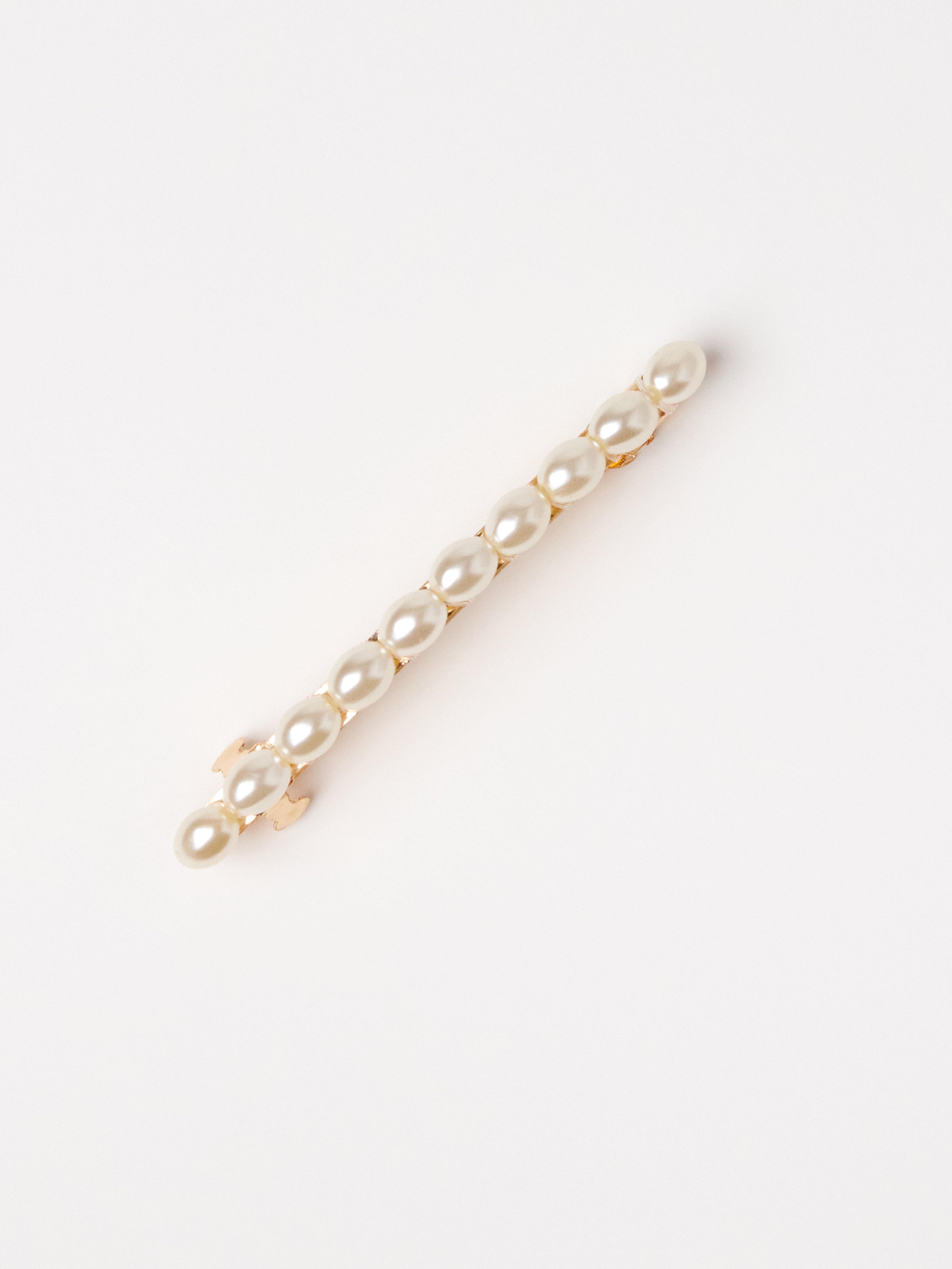 Hair Clips - Womens Wear - White