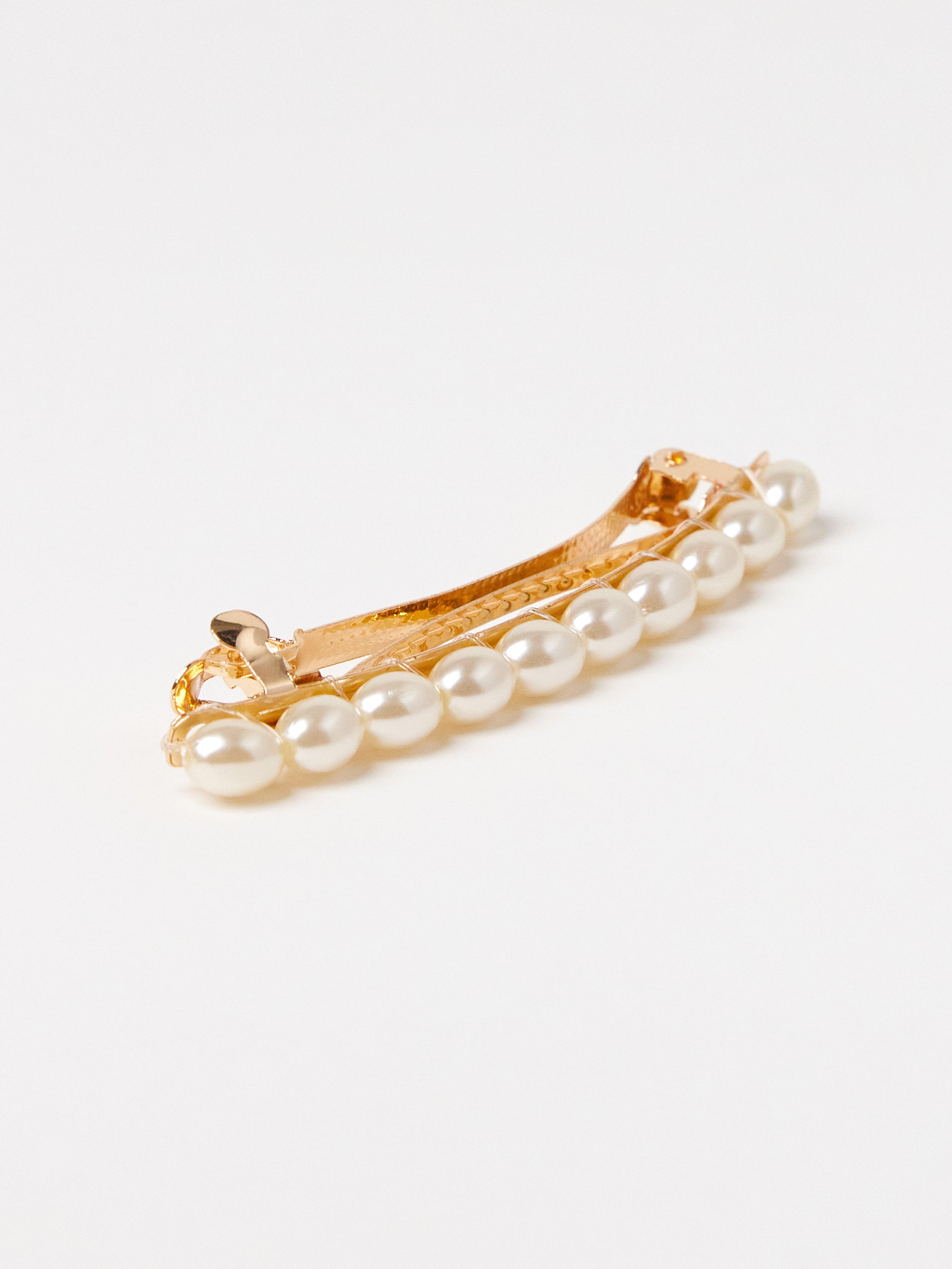 Hair Clips - Womens Wear - White