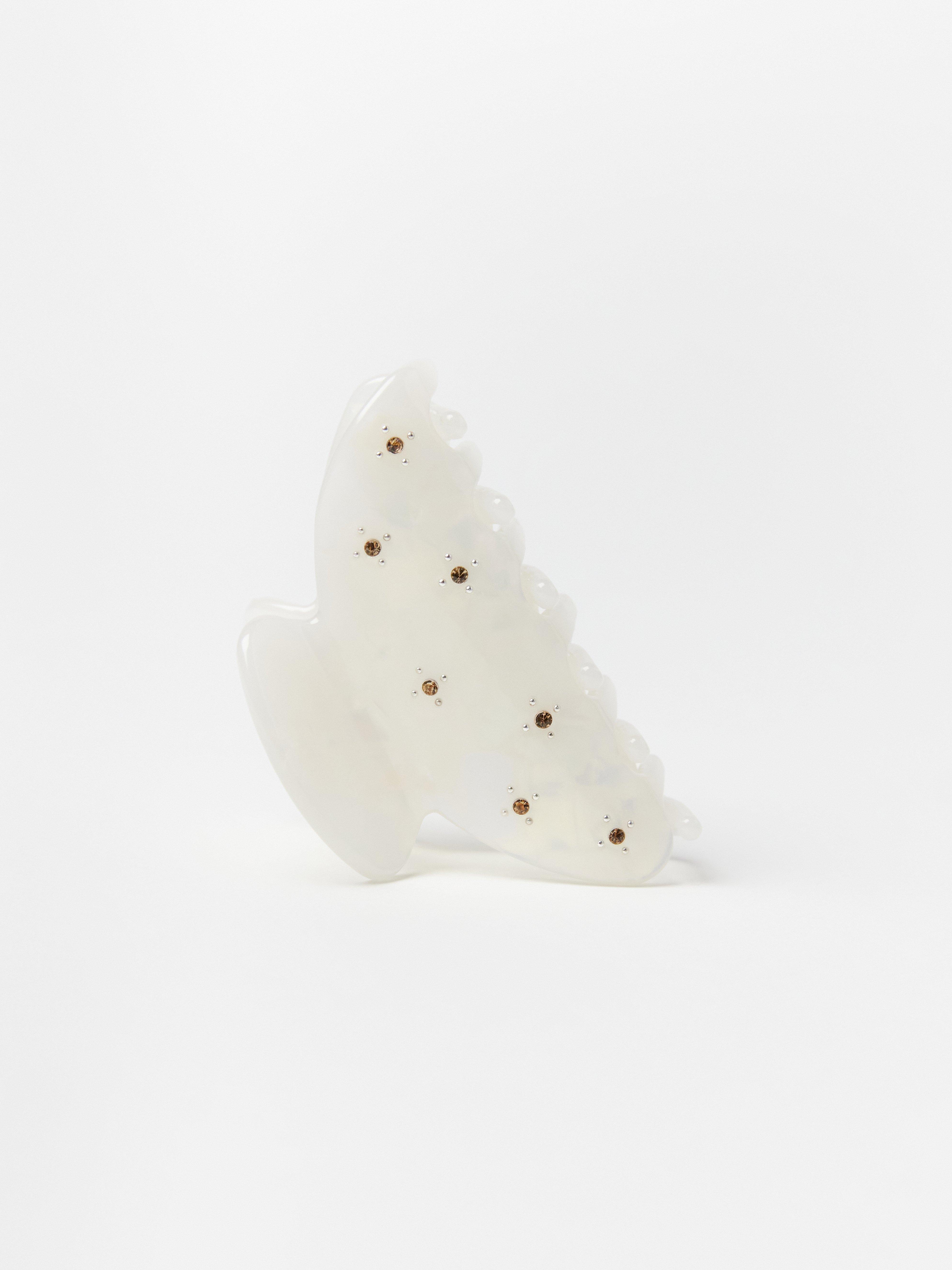 Hair Grip - Womens Wear - White