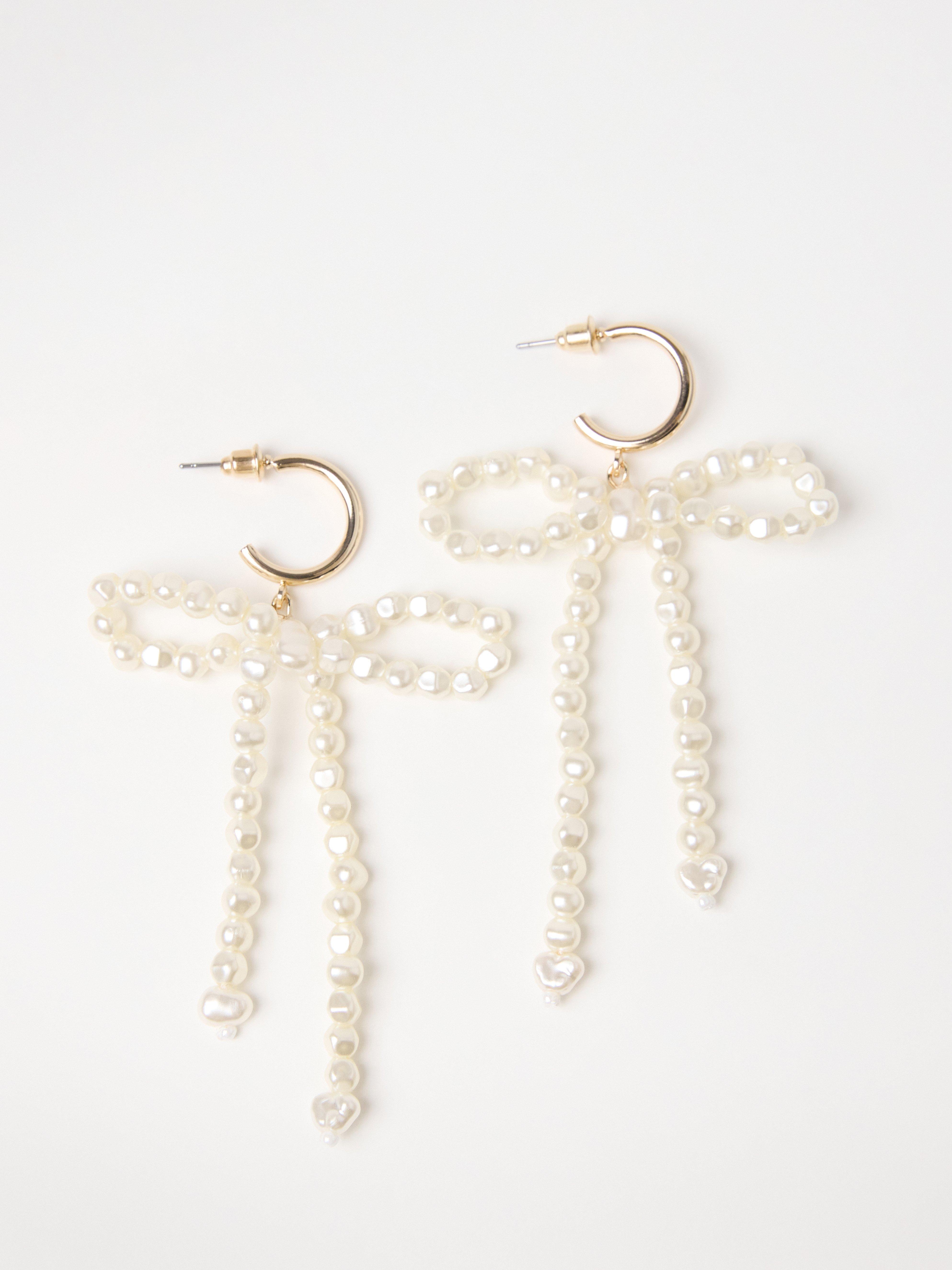 Earrings - Womens Wear - White
