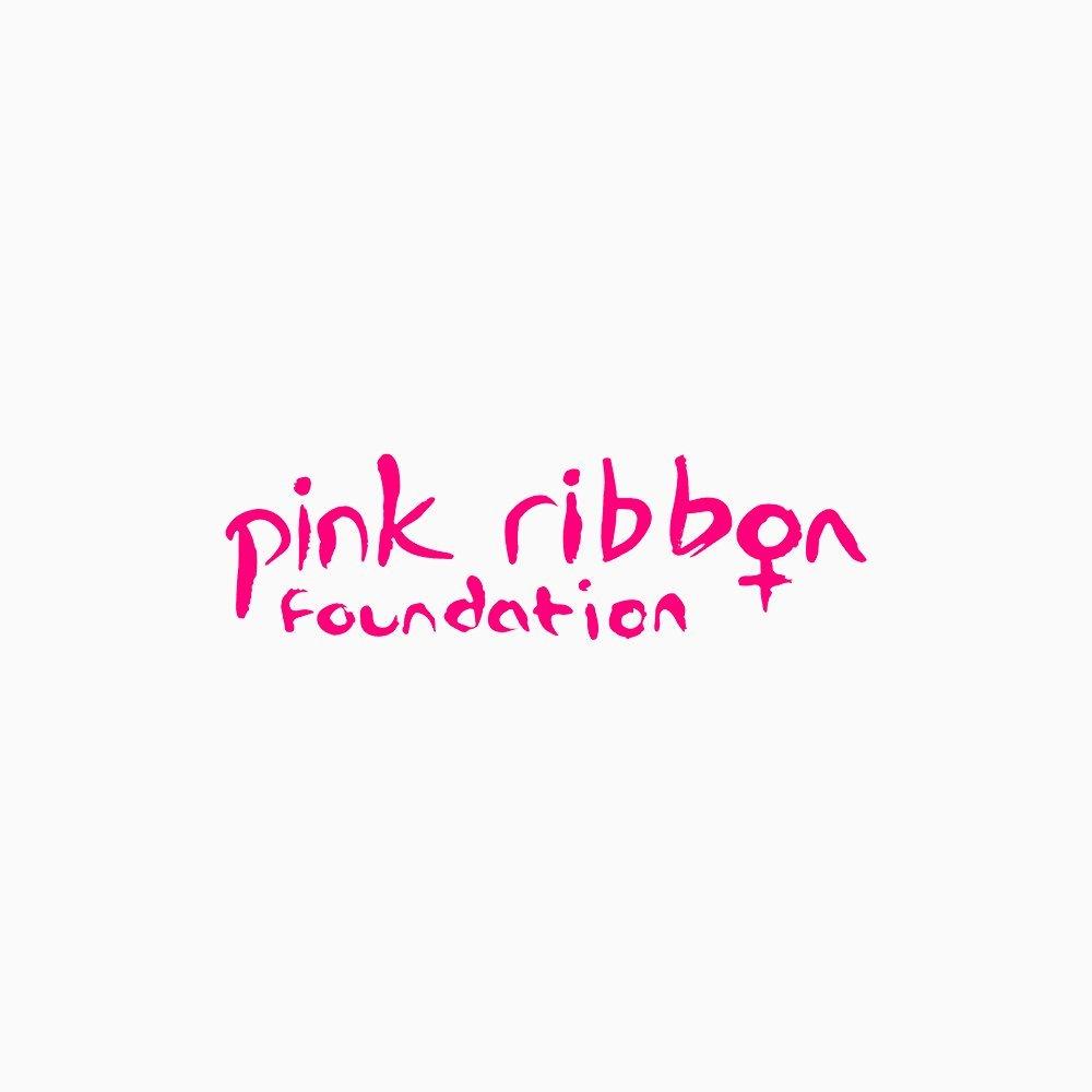 Illustration of the Pink Ribbon Fondation logo. 