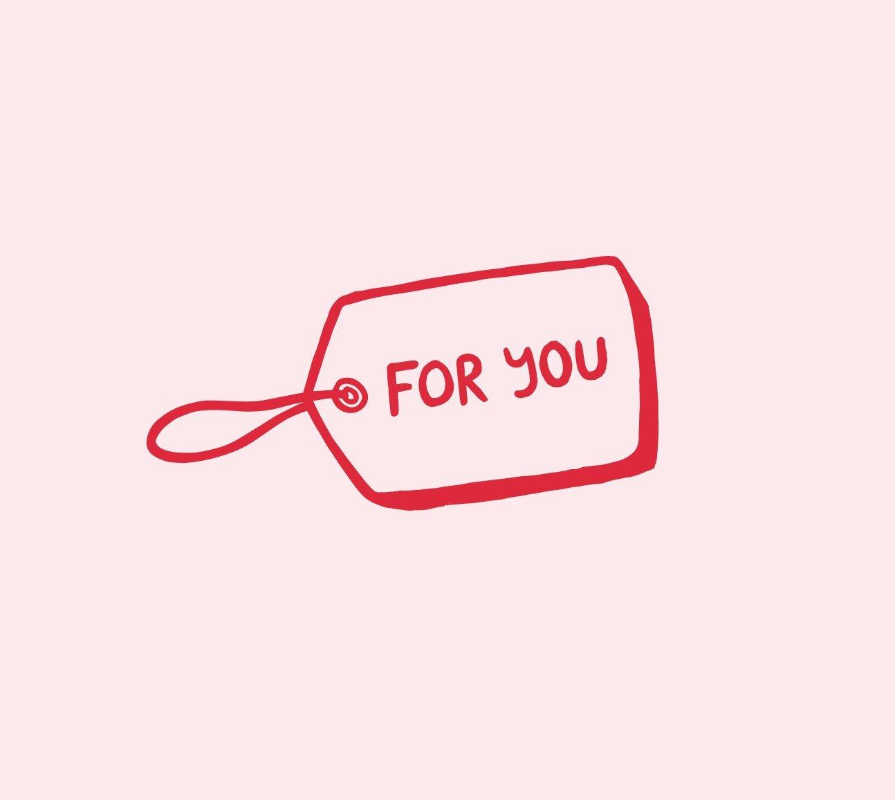 Illustration of a christmas gifts tag.