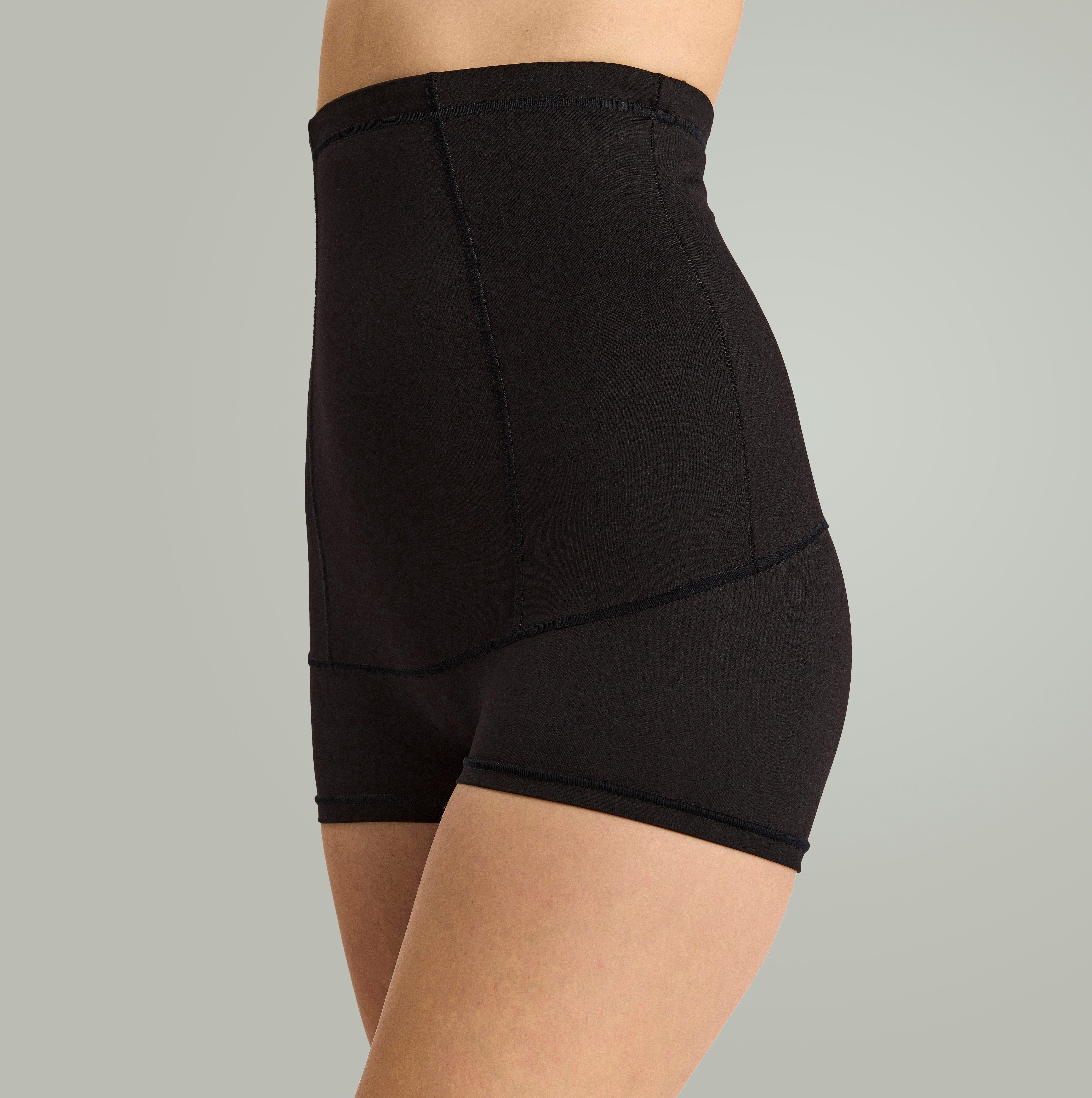 A woman wearing shaping knickers from Lindex.