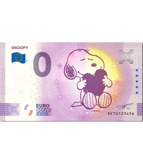0-Euro-Banknote "Snoopy"