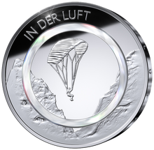 Motivseite der ersten 10-Euro-Münze Deutschlands mit Polymer-Ring!