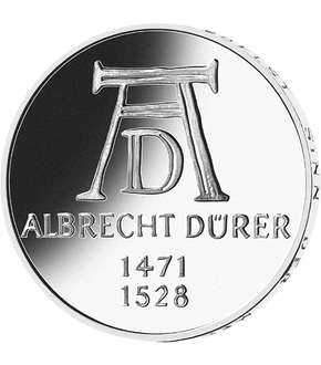 Offizielle 5 DM-Gedenkmünze "Albrecht Dürer"