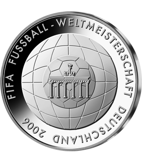 Die 10 Euro Gedenkmünze zur "FIFA WM 2006"