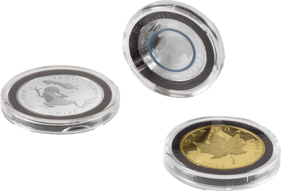 Münzkapseln 25er Pack 27 mm für 5 Euro Münzen