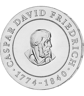 10 Mark DDR Gedenkmünze "200. Geburtstag Caspar David Friedrich"!