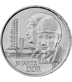 20 Mark DDR Gedenkmünze "30 Jahre DDR"!