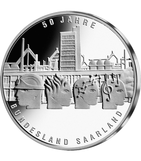 Bund 10 Euro Saarland 2007 st