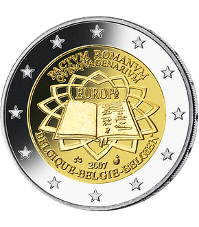 Monnaie de 2 Euros «50 ans Traité de Rome» Belgique 2007